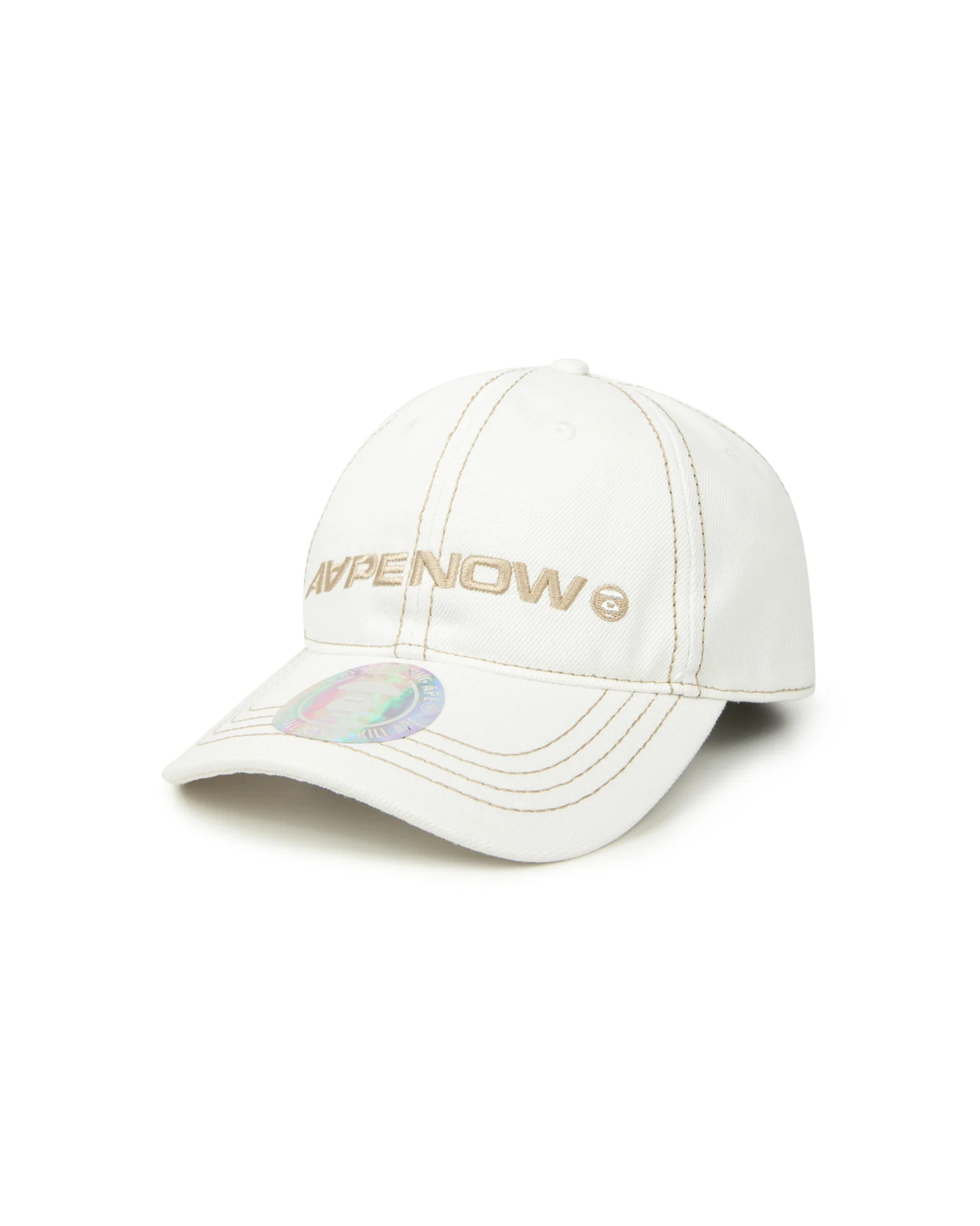 Moonface embroidered twill cap