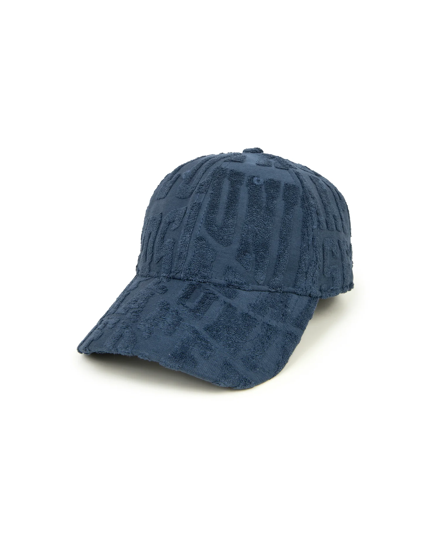 Jacquard terry baseball cap