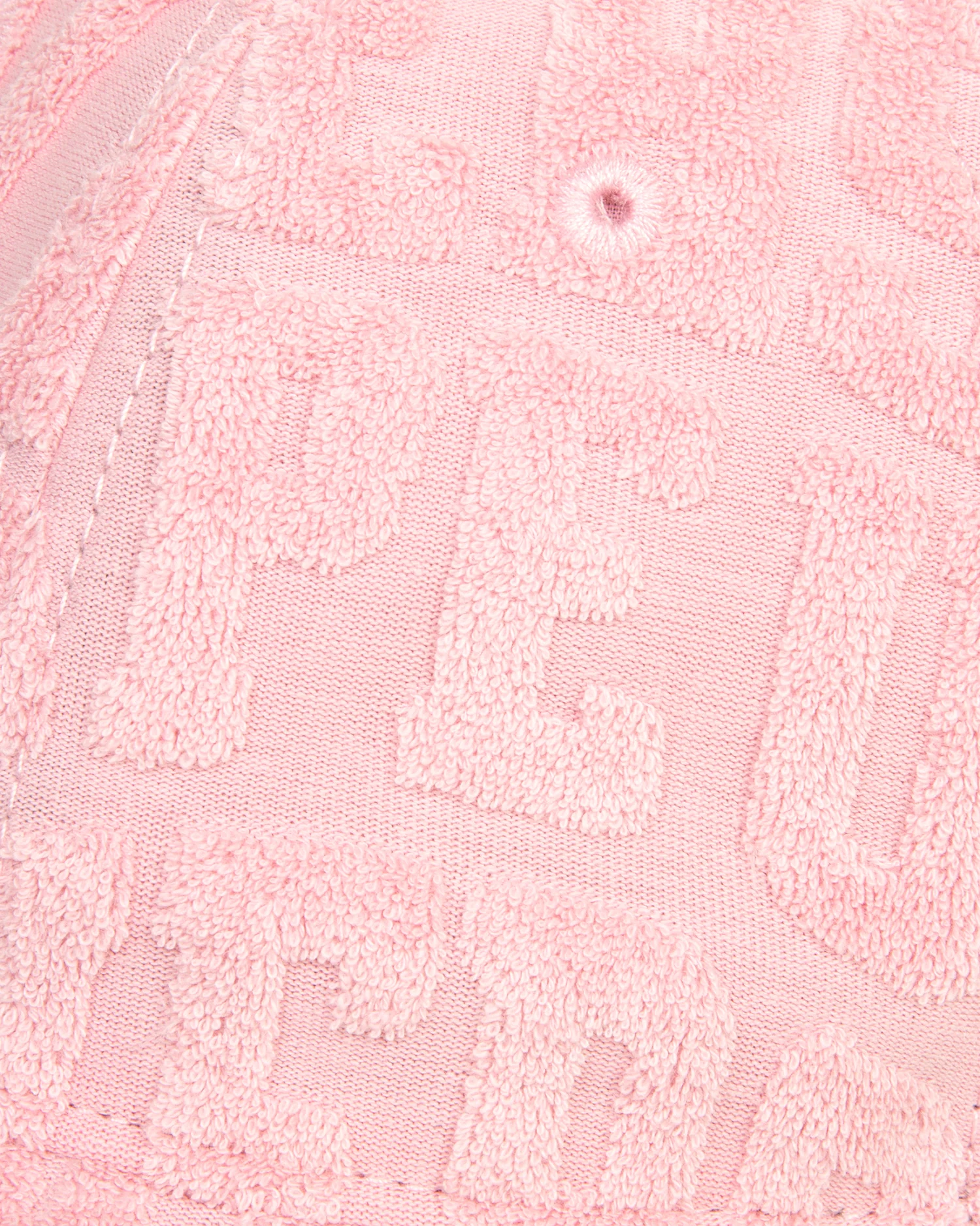Jacquard terry baseball cap - Image 9