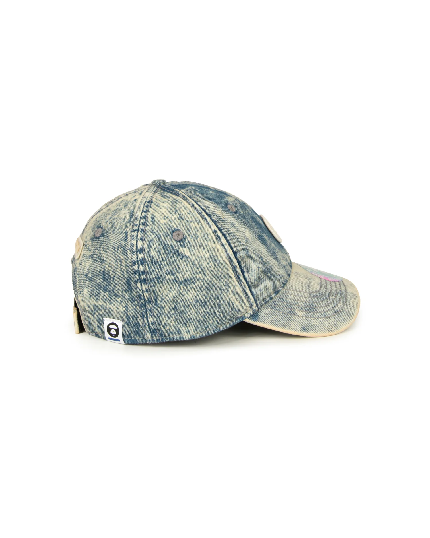 AAPENOW moonface denim cap - Image 3