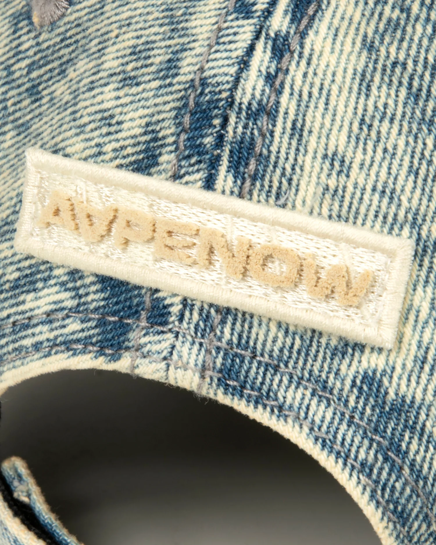AAPENOW moonface denim cap - Image 4