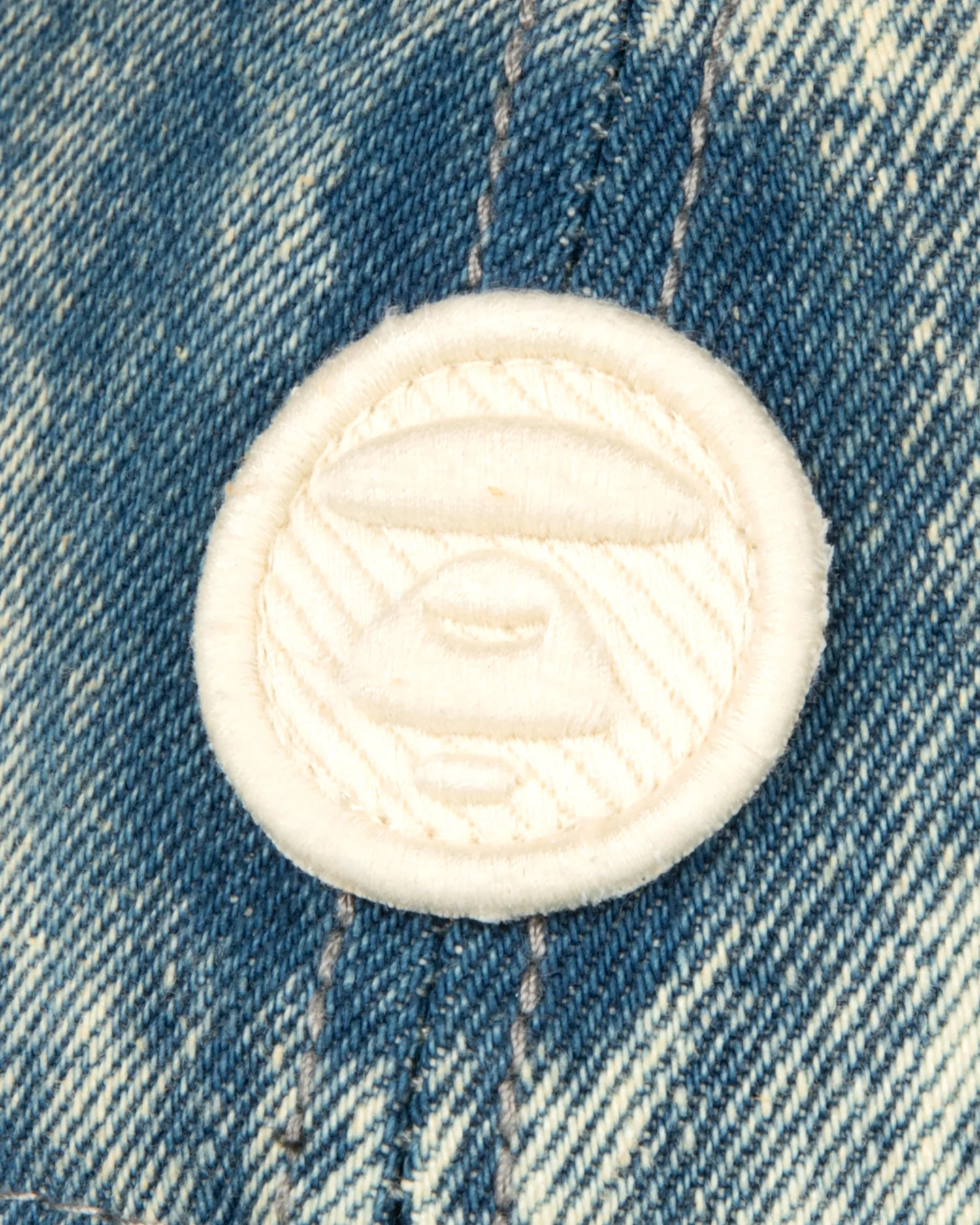 AAPENOW moonface denim cap - Image 5