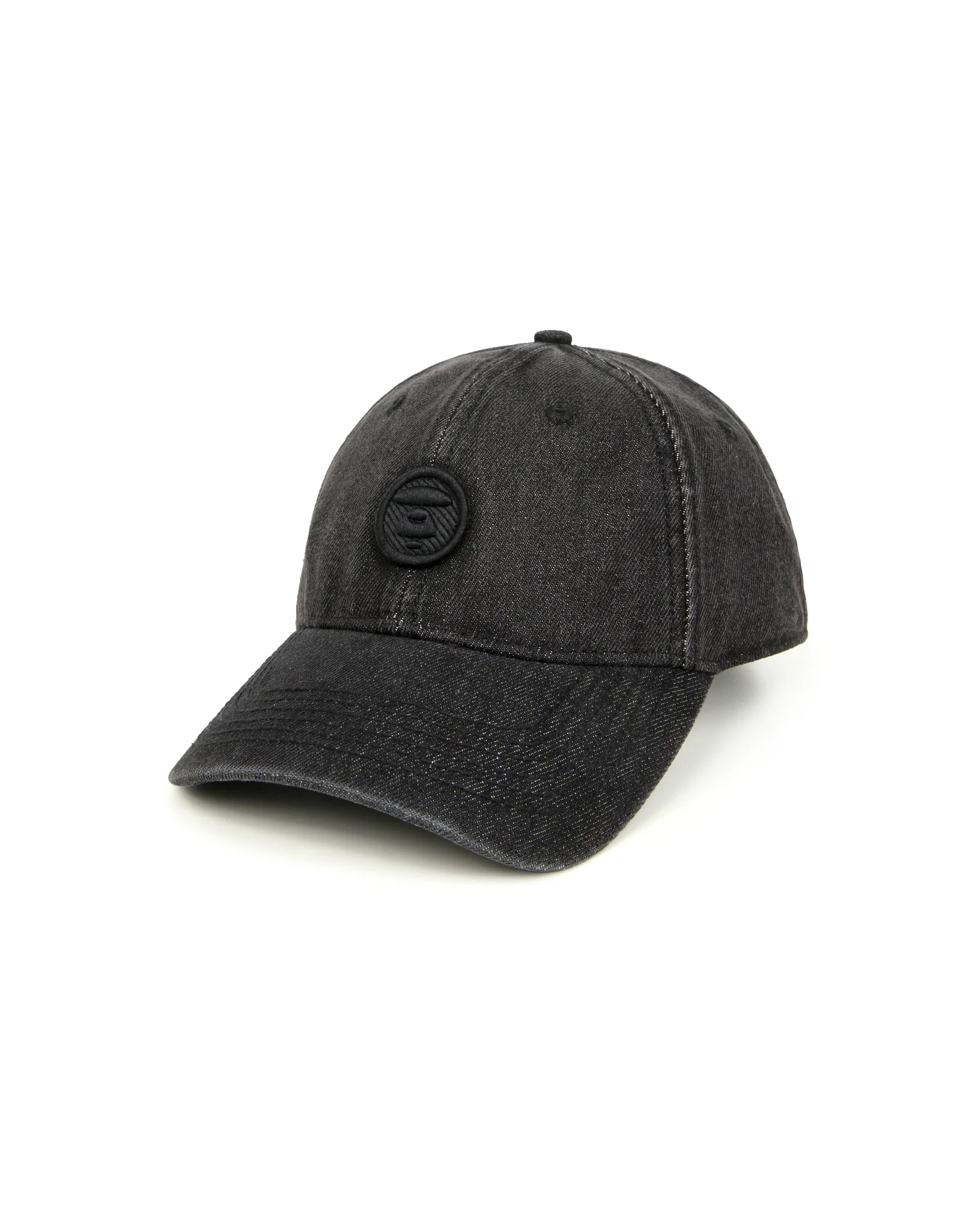 AAPENOW moonface logo denim cap