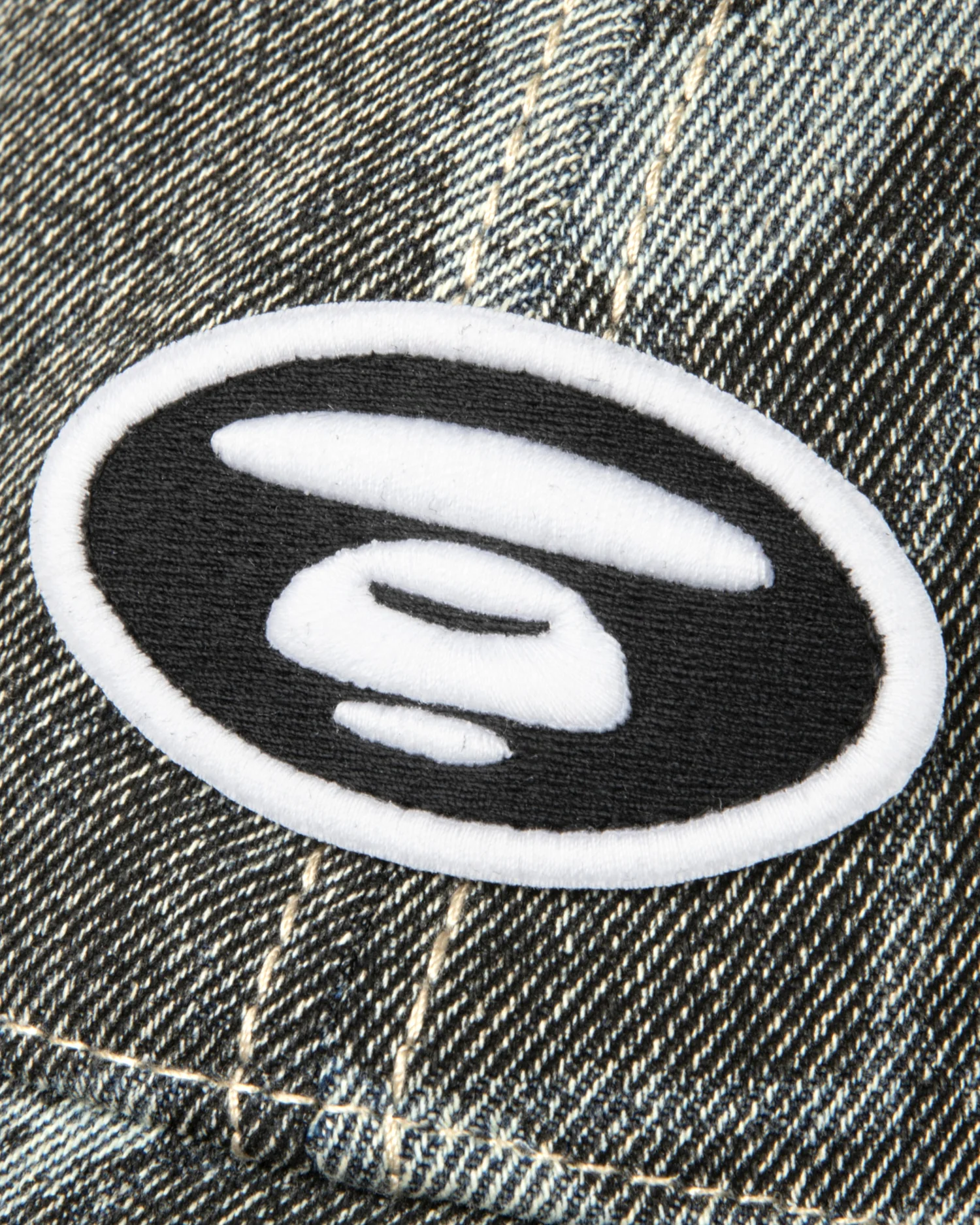 Moonface denim cap - Image 5