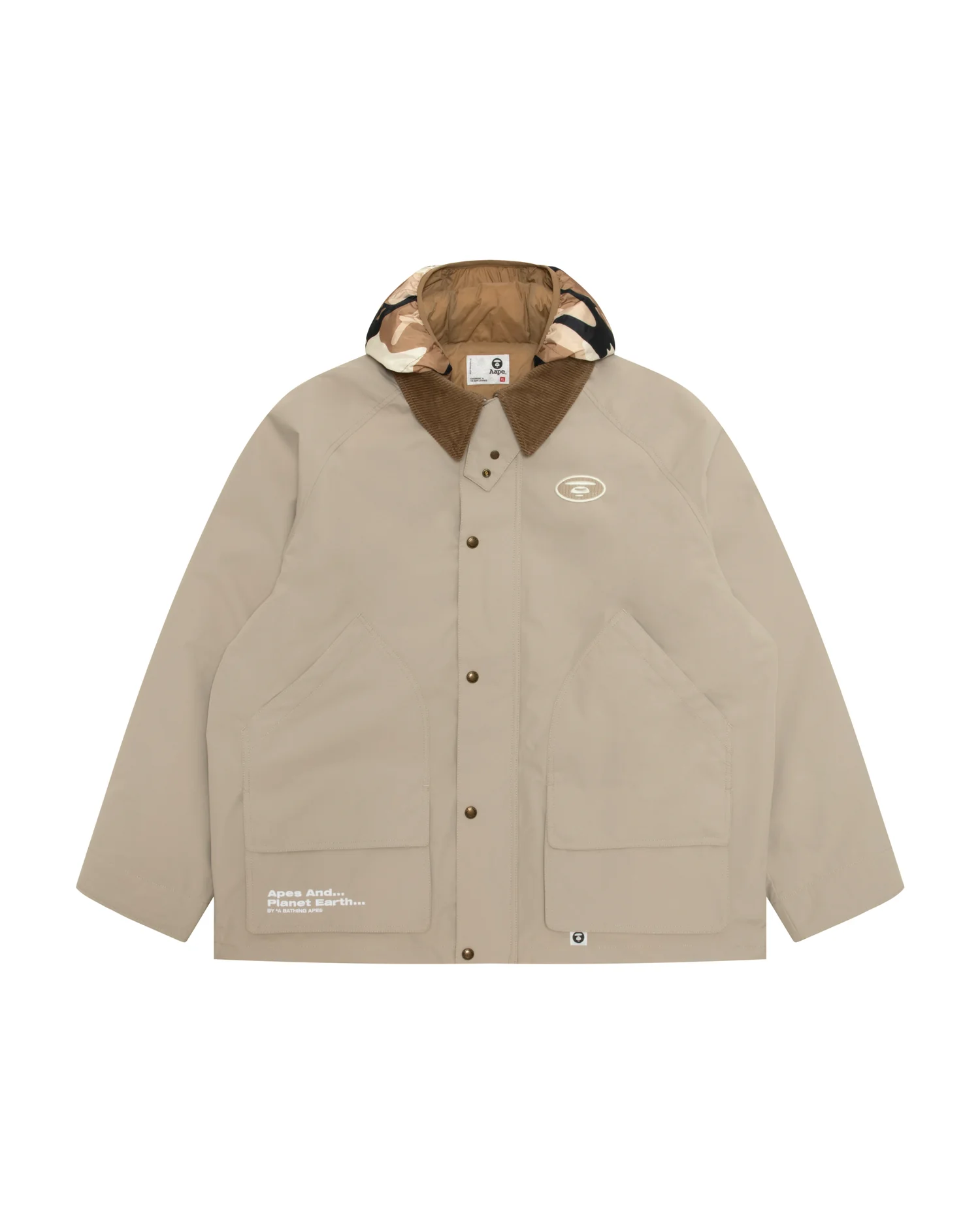 Moonface hooded down jacket