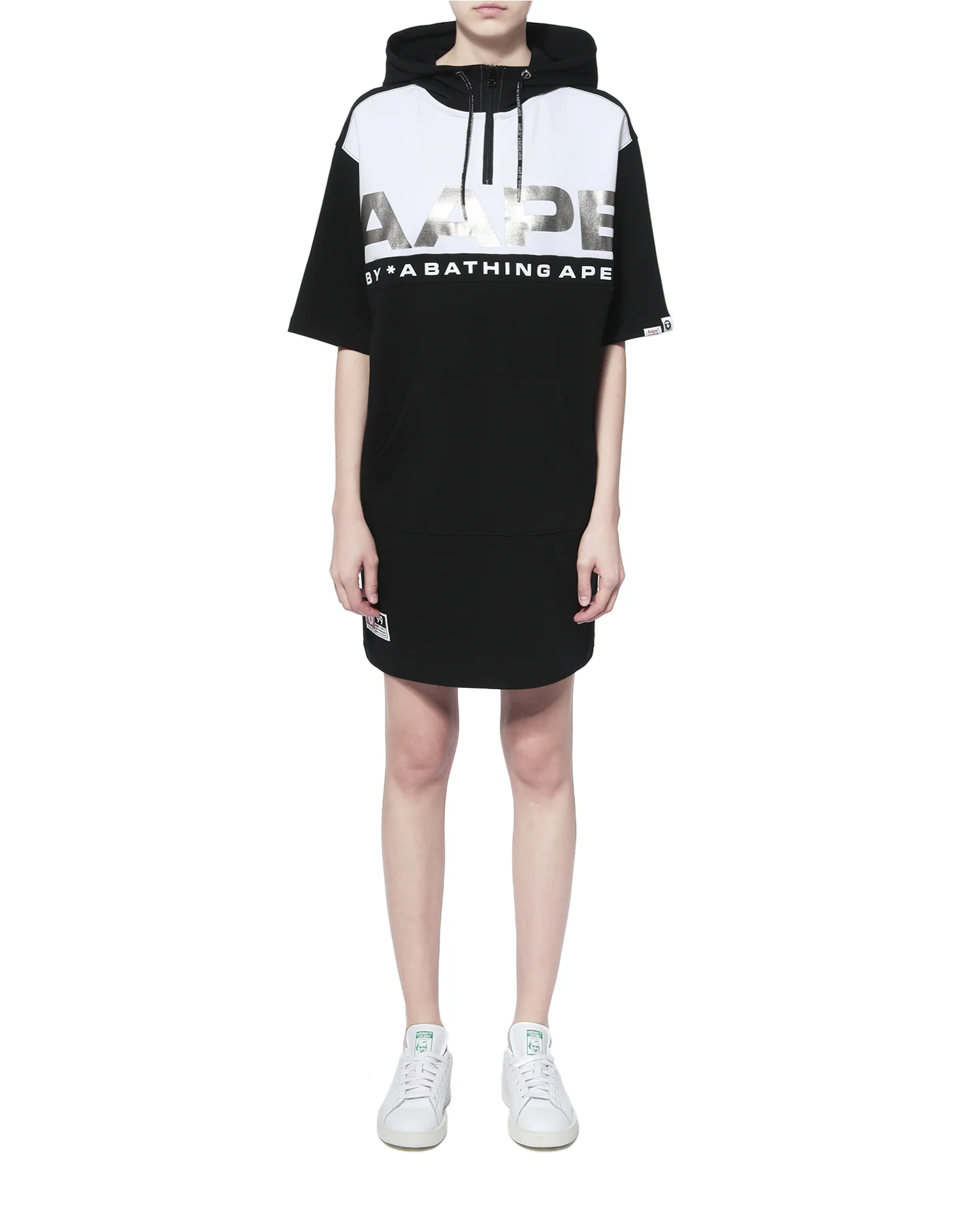 Metallic logo hoodie dress - Image 2