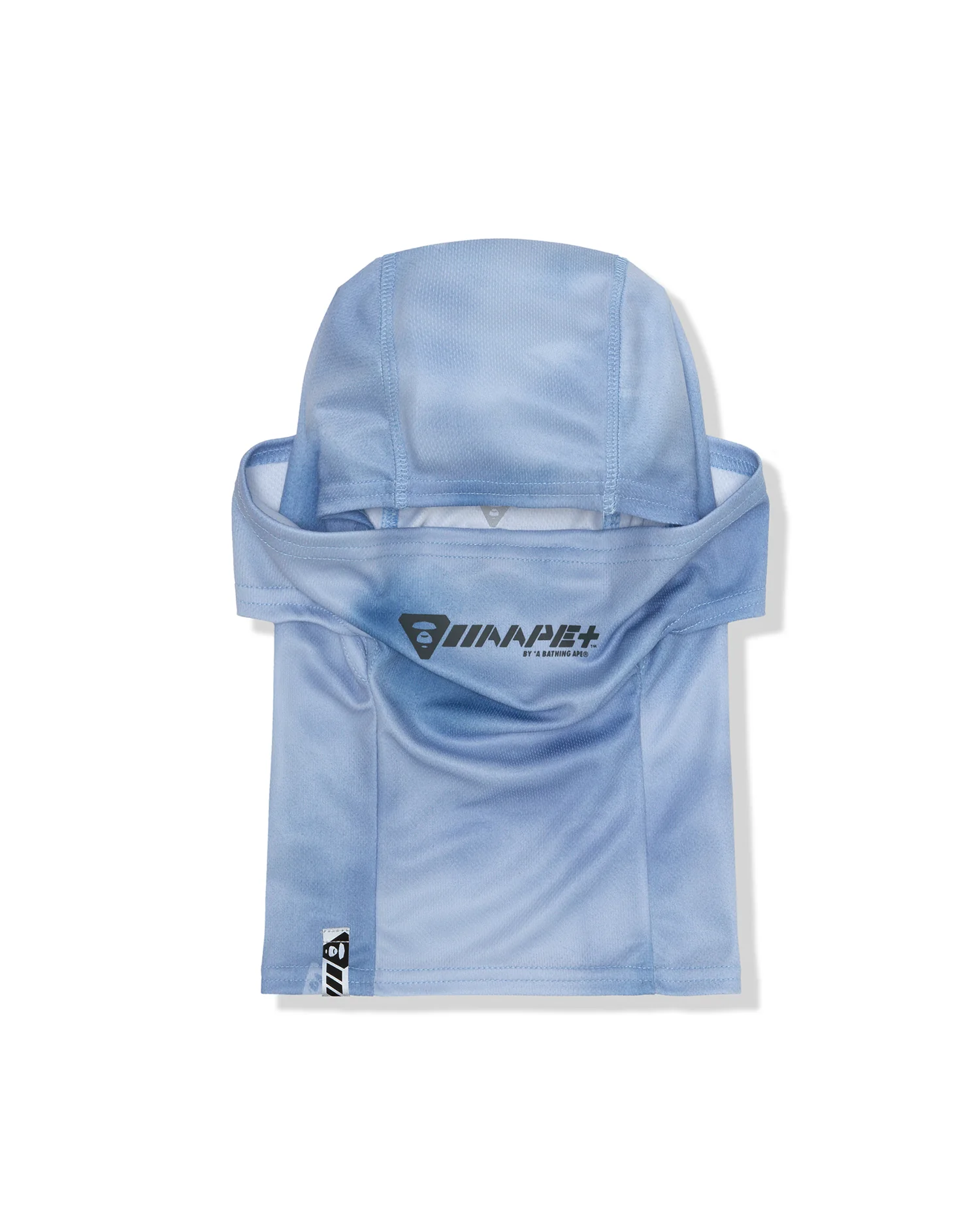 Moonface printed jersey balaclava