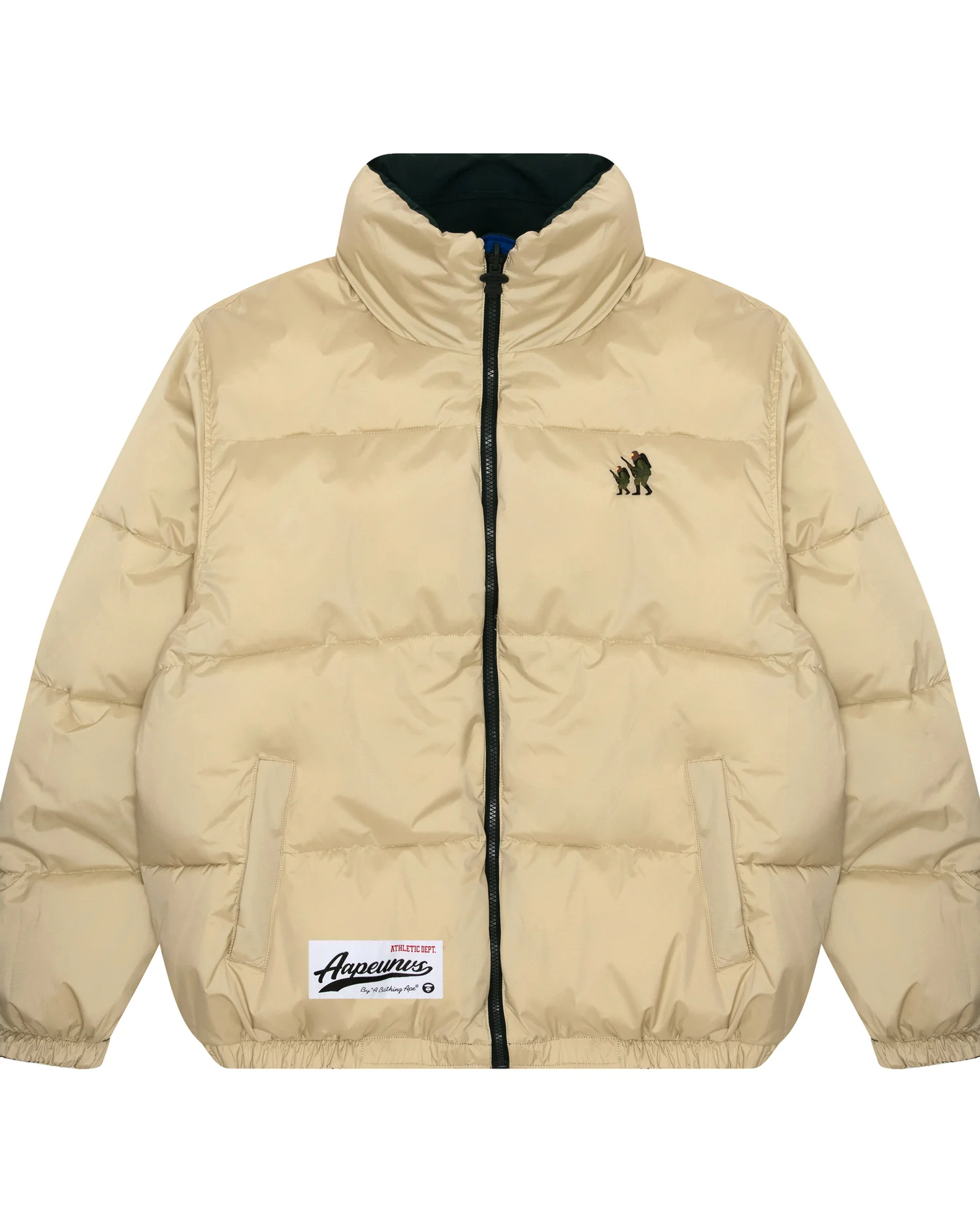 Moonface patch reversible padded jacket - Image 3