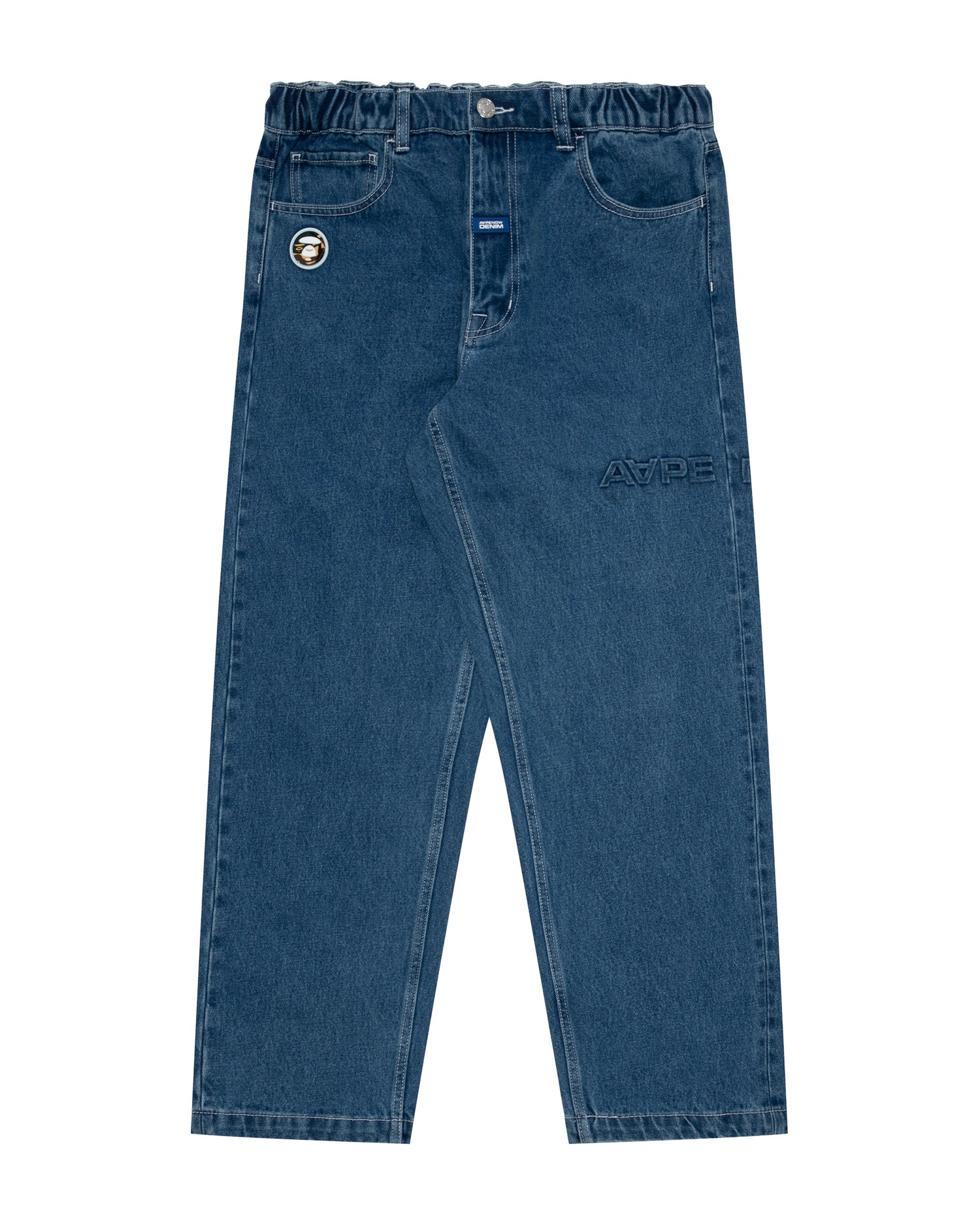 Moonface patch relaxed jeans - Image 6