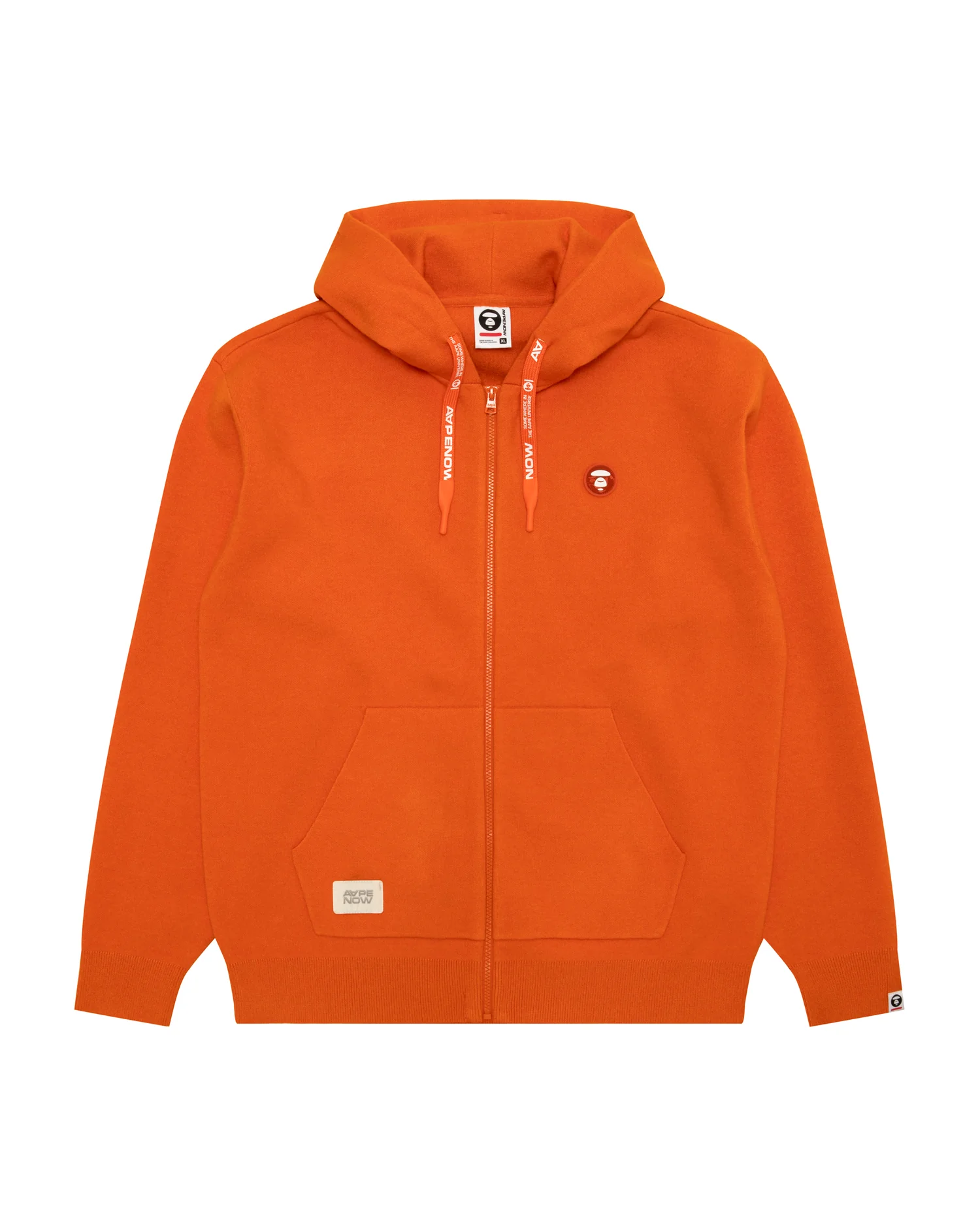 AAPENOW moonface zip-up hoodie