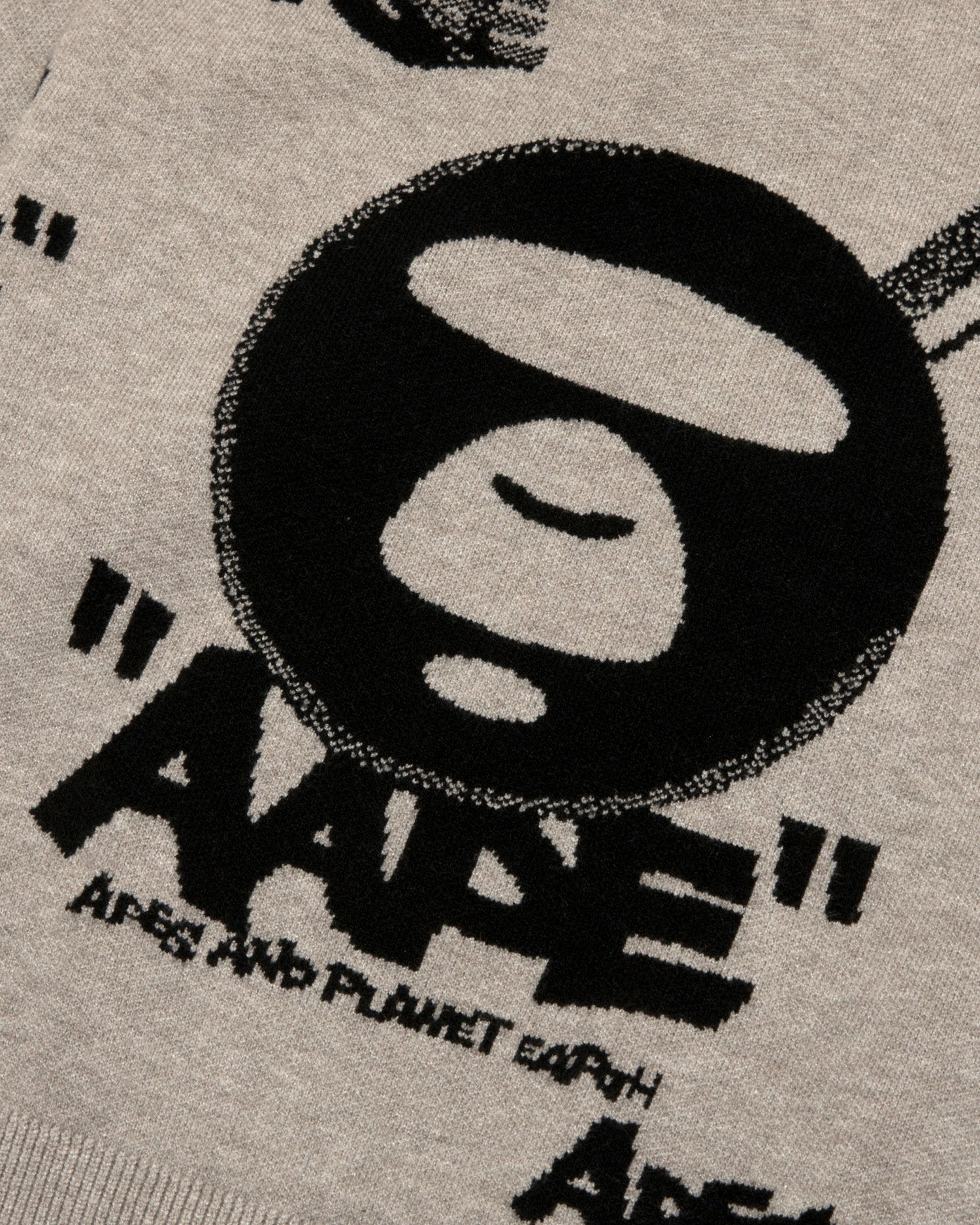 AAPEUNVS moonface crew neck sweater - Image 8