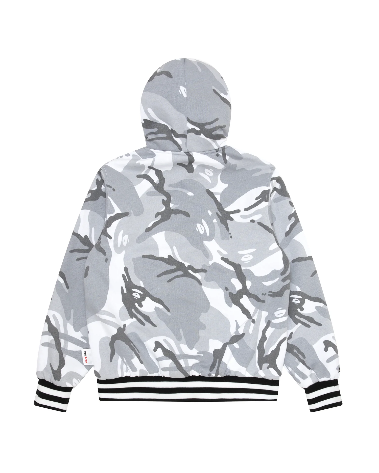 Moonface reversible hooded snap-button jacket - Image 4