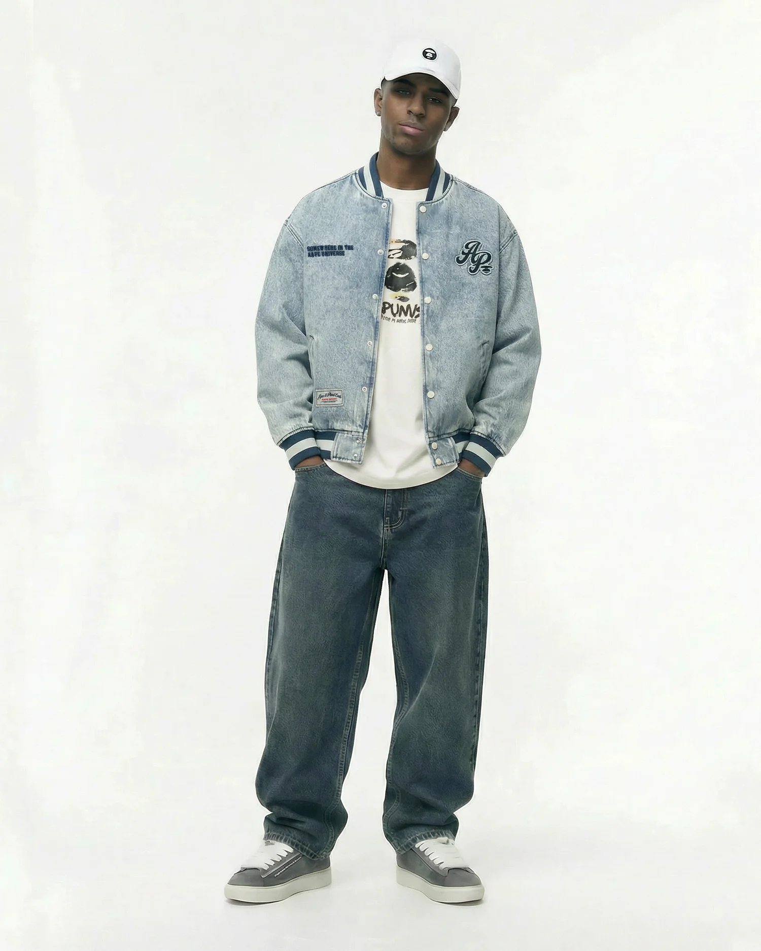 AAPESPORTS logo varsity jacket - Image 2