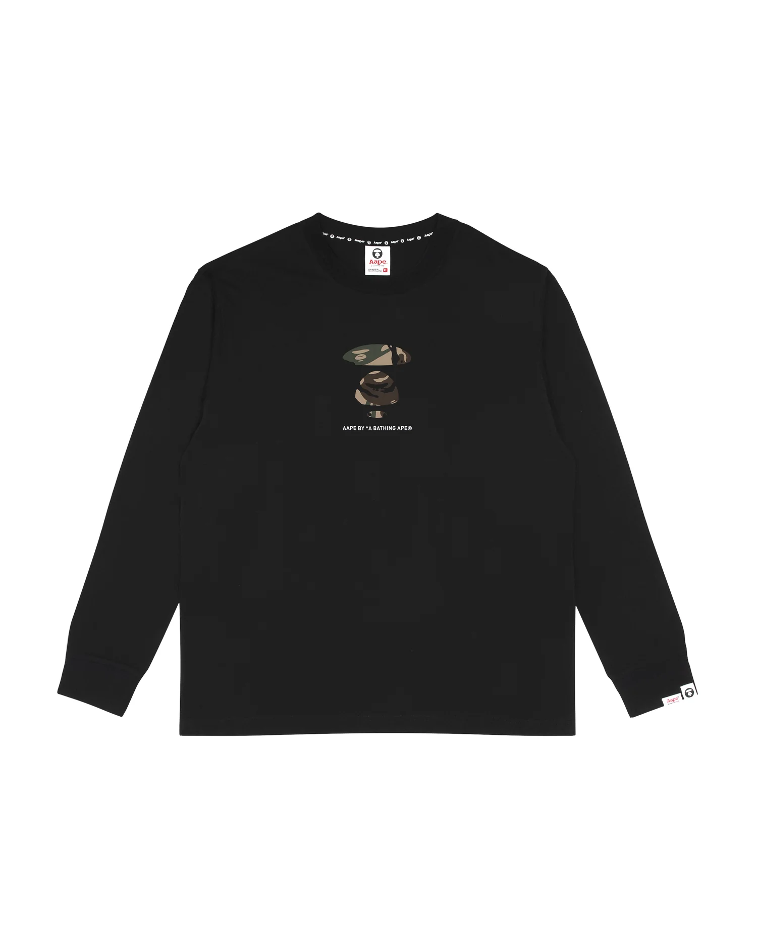 Moonface camo long sleeve tee
