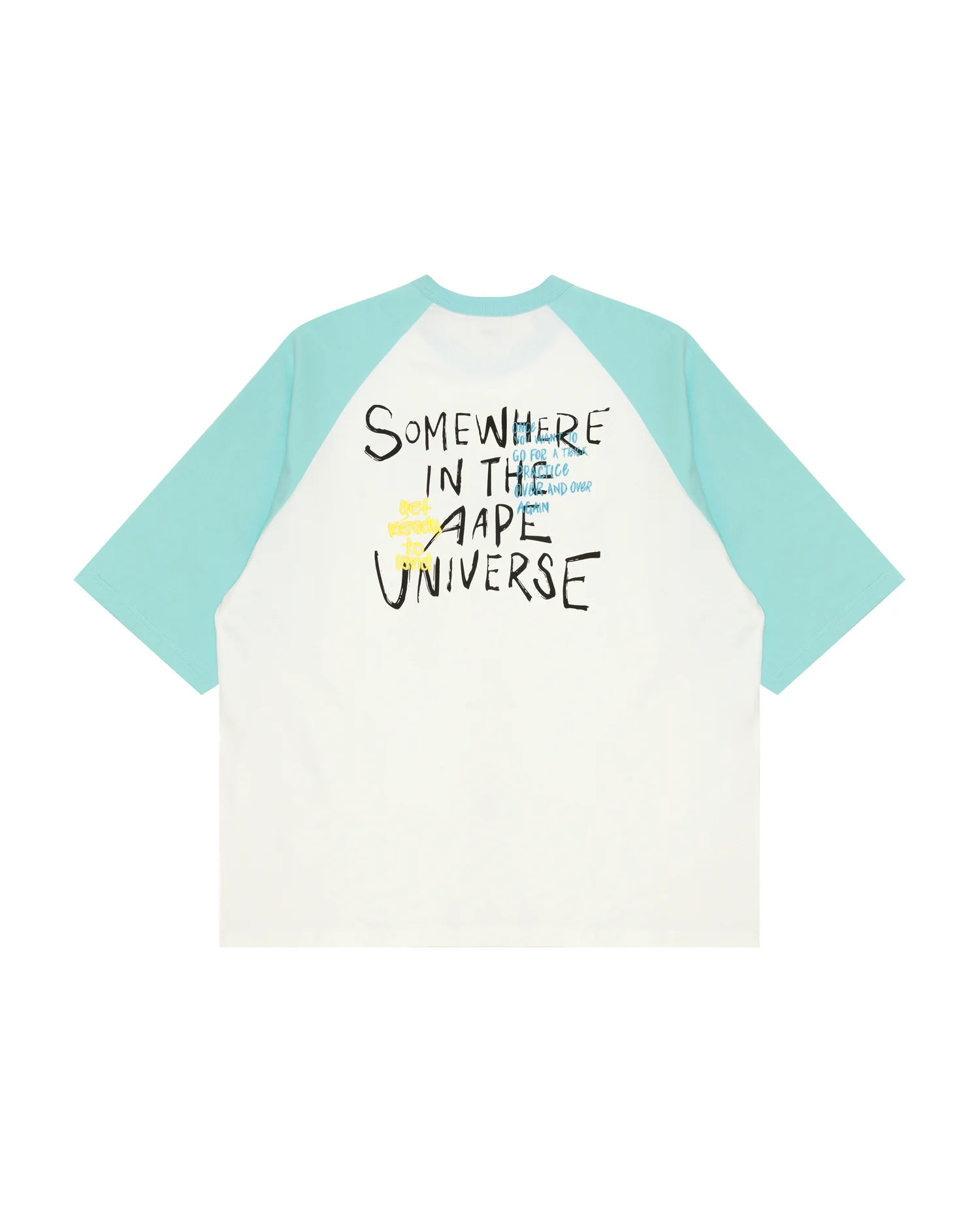 Moonface 1/2 sleeve tee - Image 2