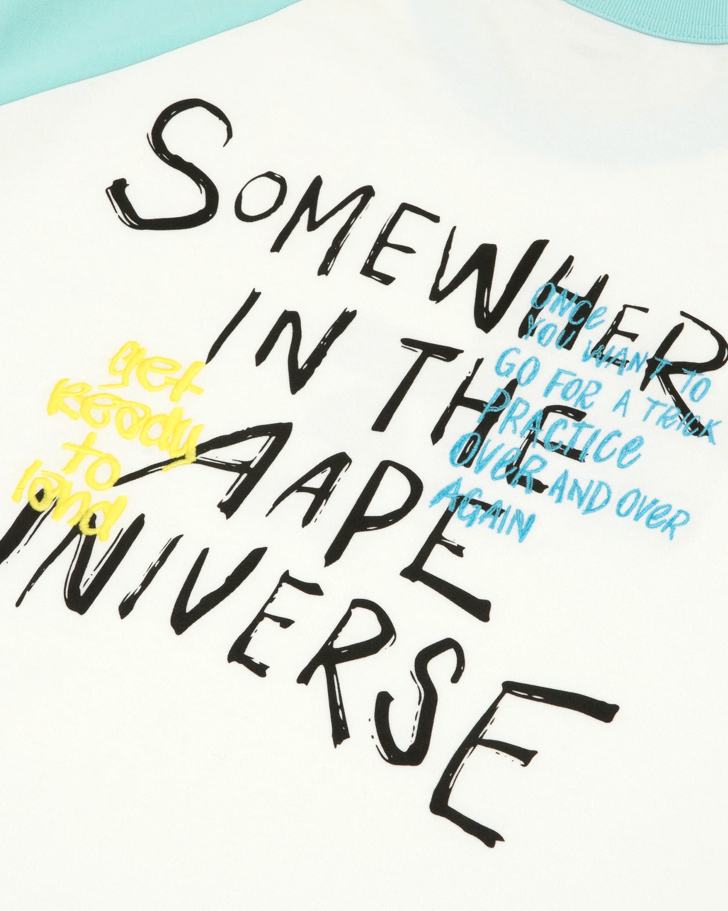 Moonface 1/2 sleeve tee - Image 3