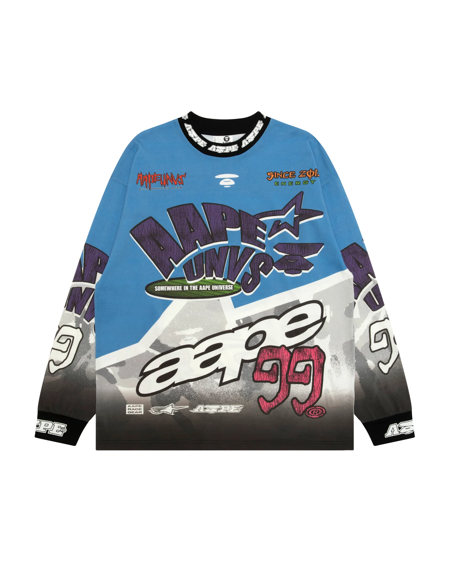 AAPEUNVS graphic long sleeve tee