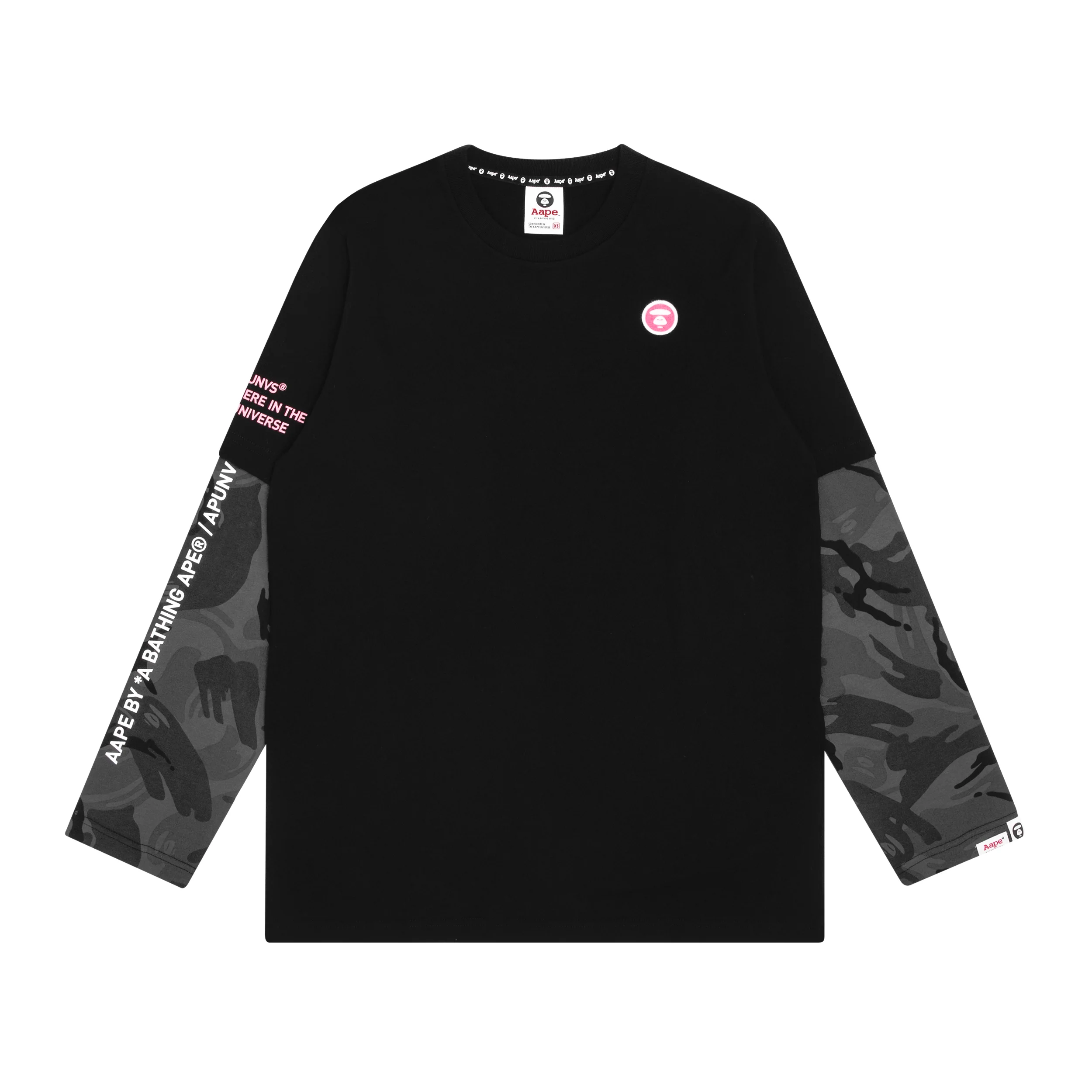 Layered logo tee