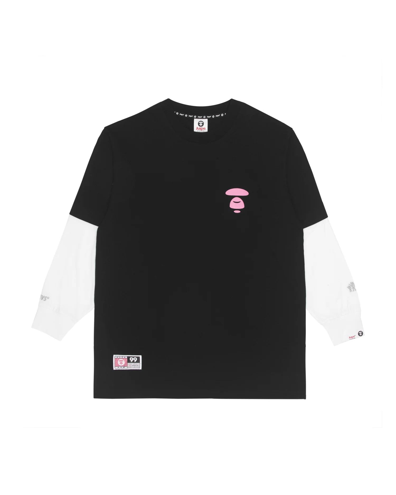 Moonface layered L/S tee