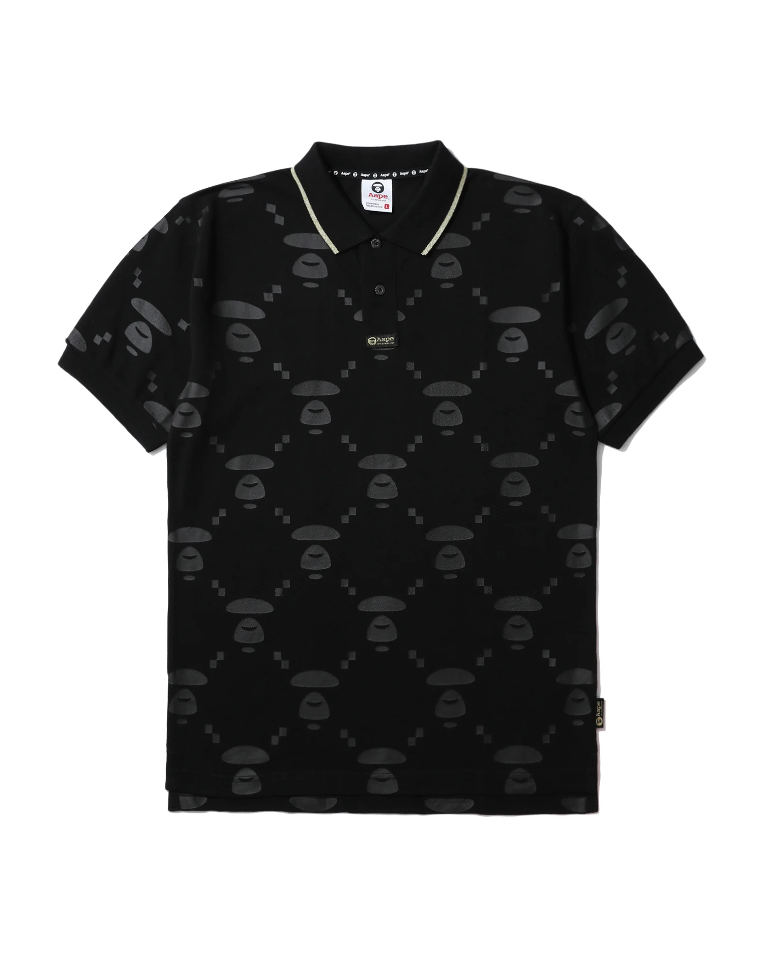 Moonface monogram polo shirt