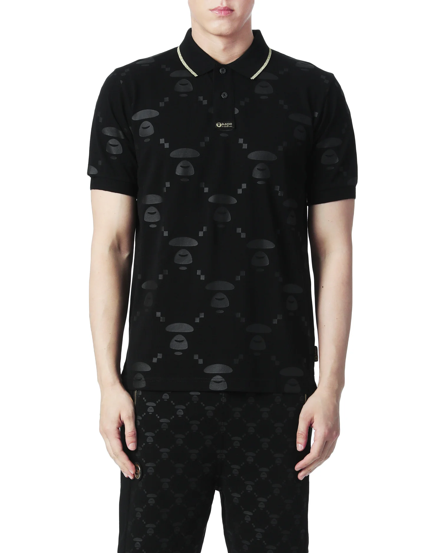 Moonface monogram polo shirt - Image 2