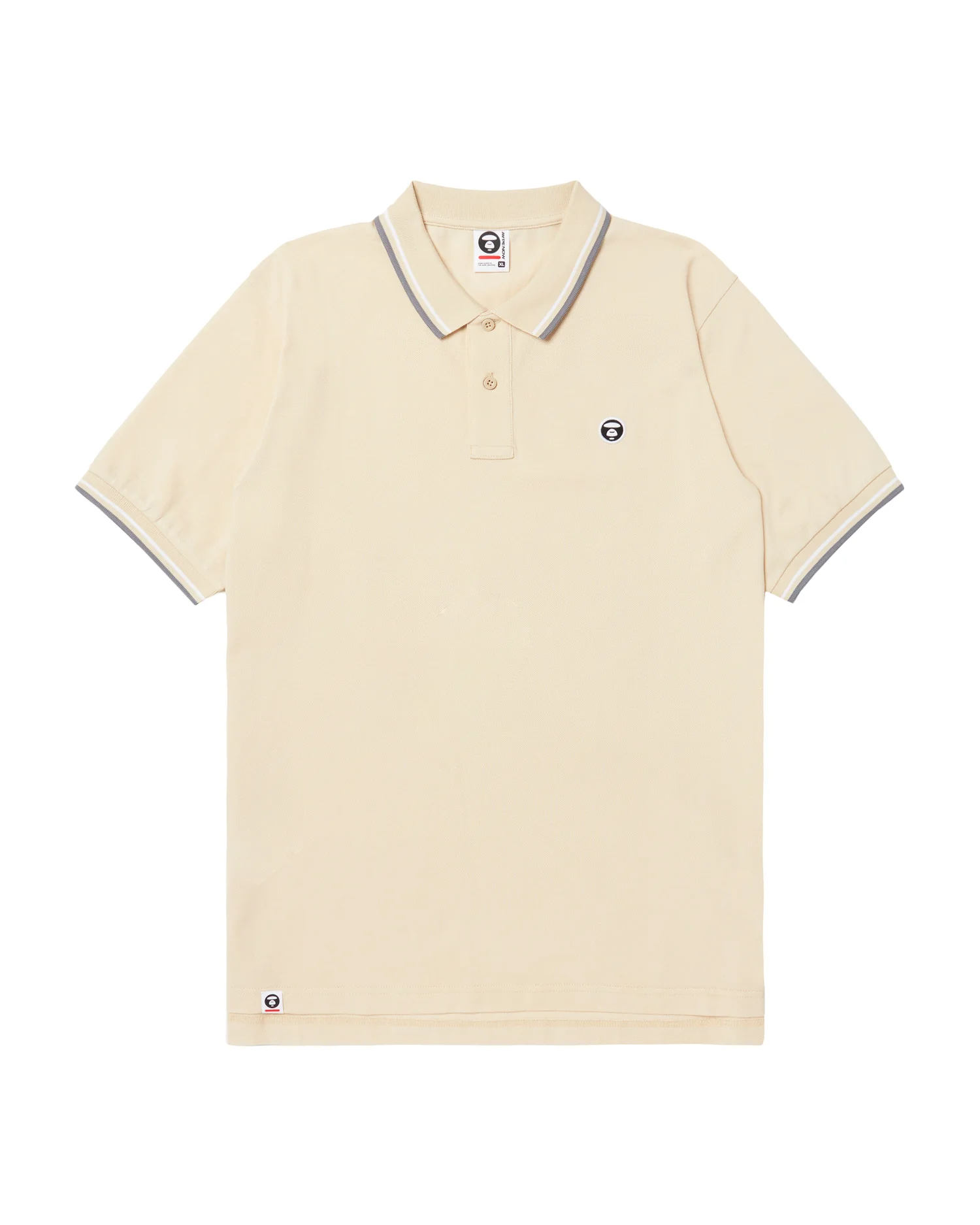 Moonface embroidered twin tipped polo