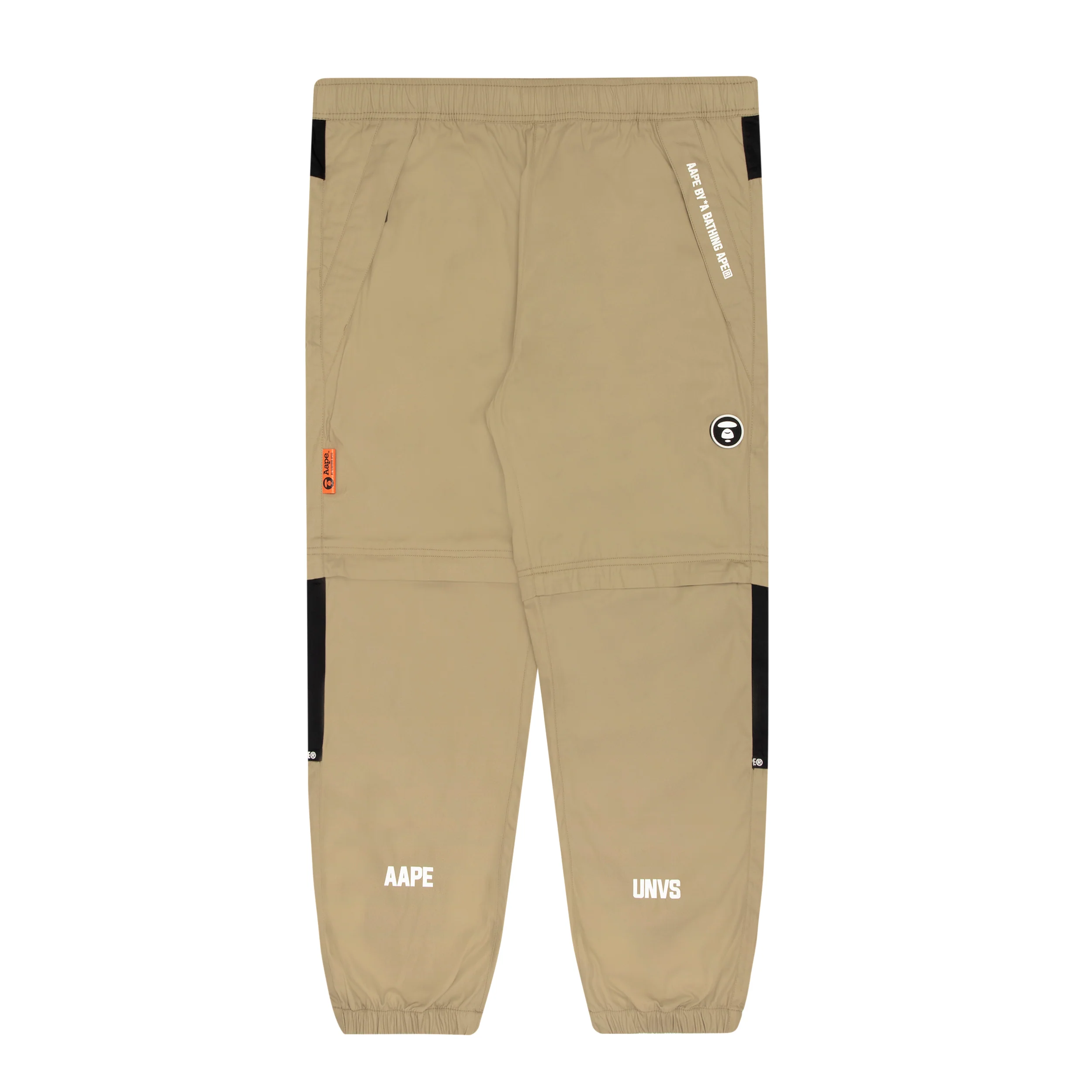 Logo zip-off pants