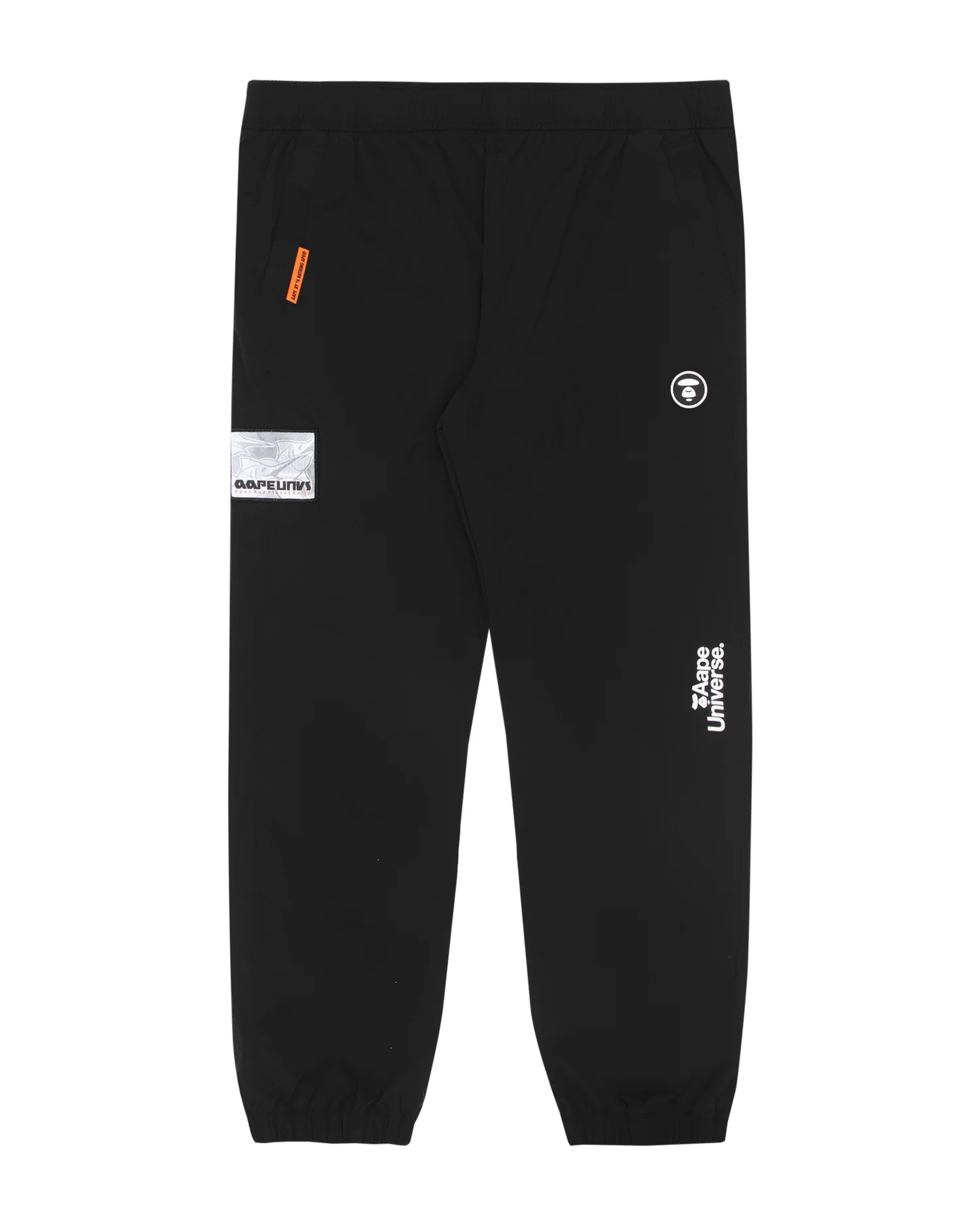 Moonface elastic patched pants