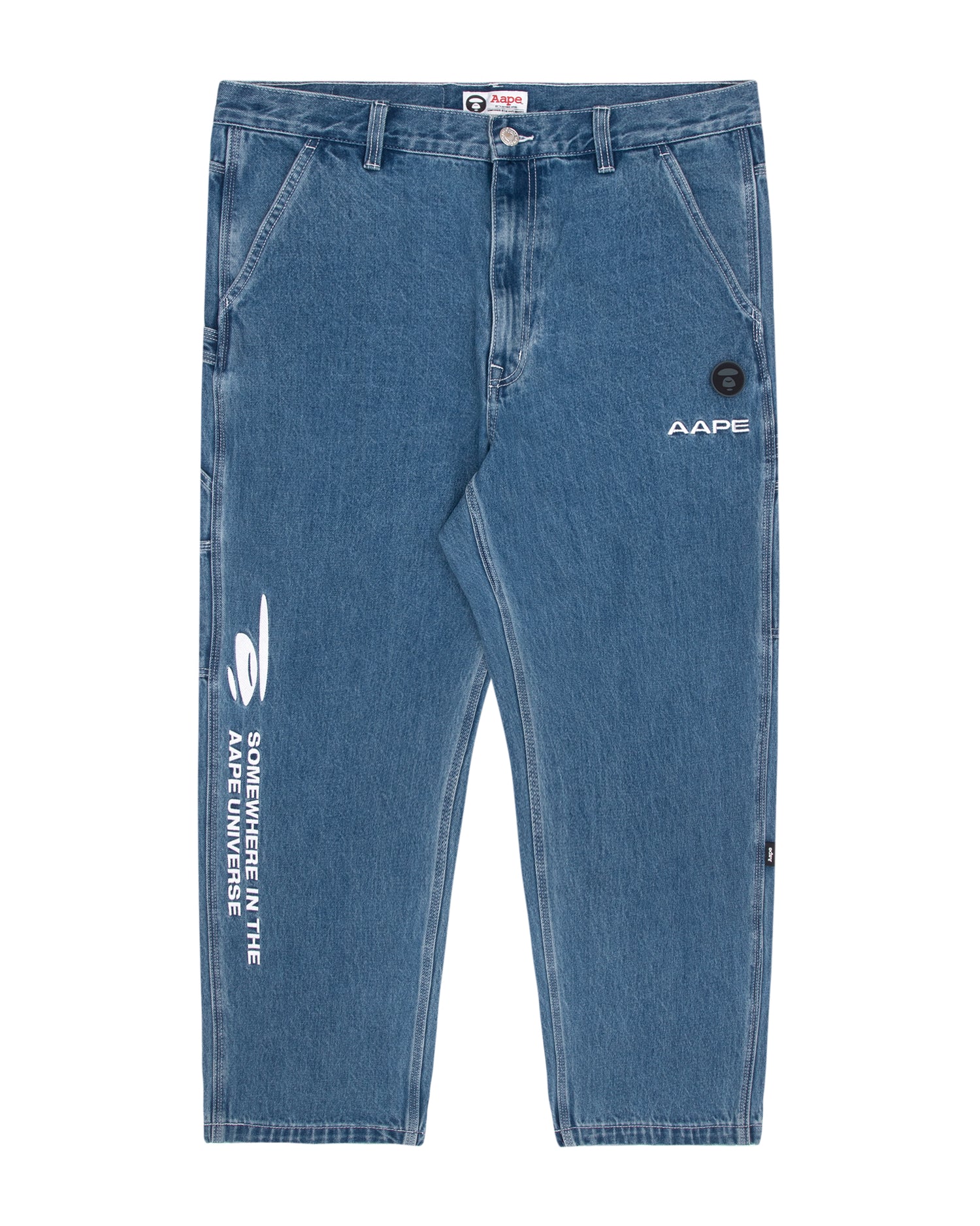 Moonface embroidered pants