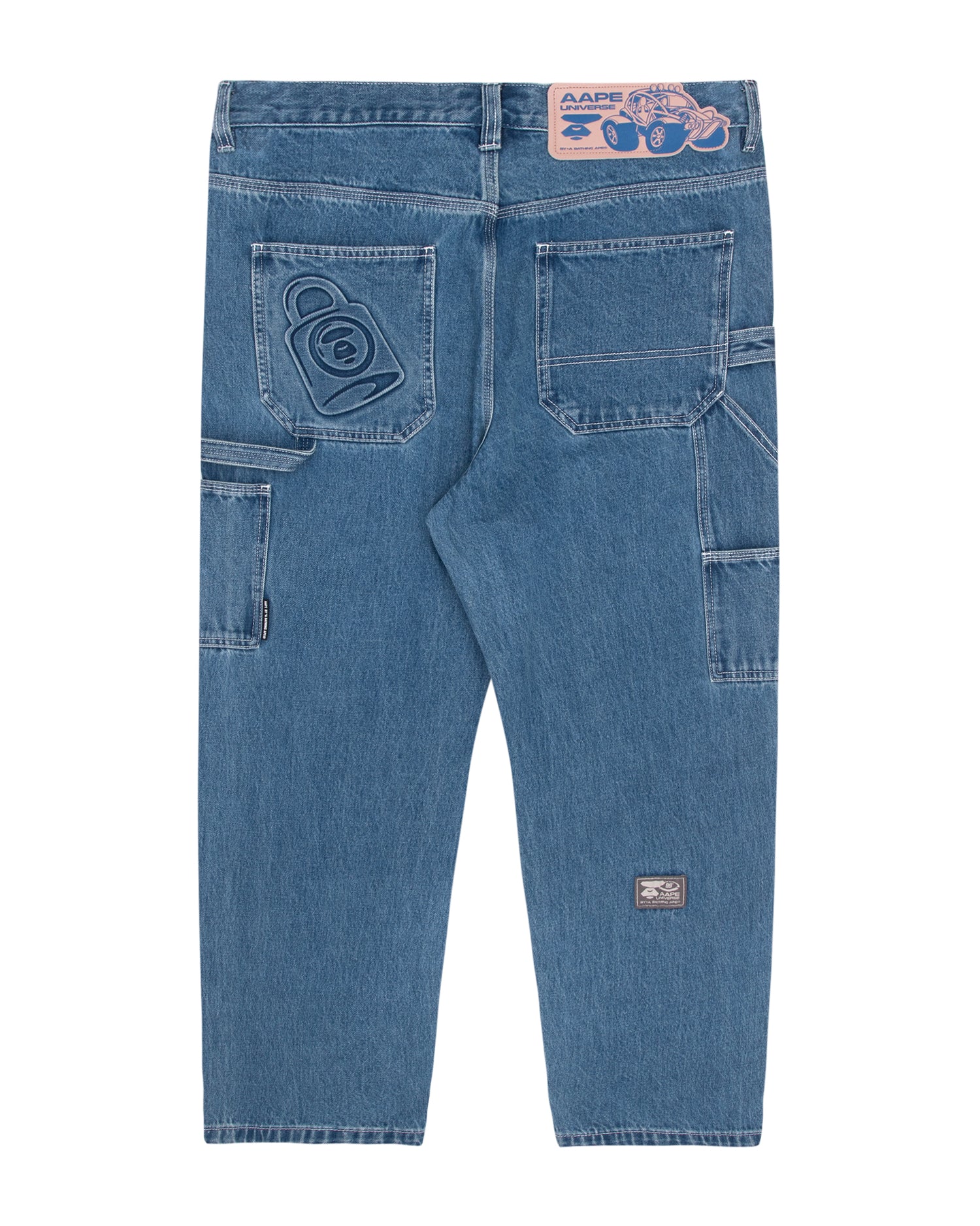 Moonface embroidered pants - Image 2