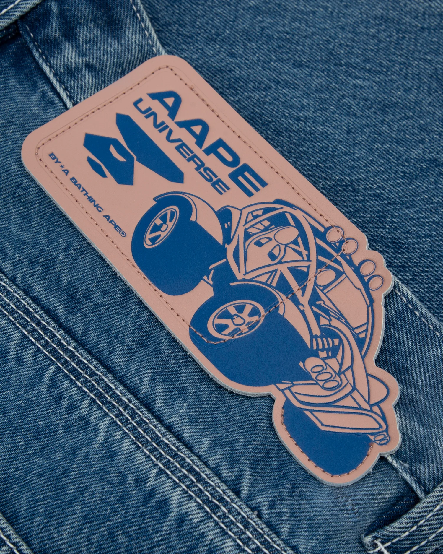 Moonface embroidered pants - Image 5