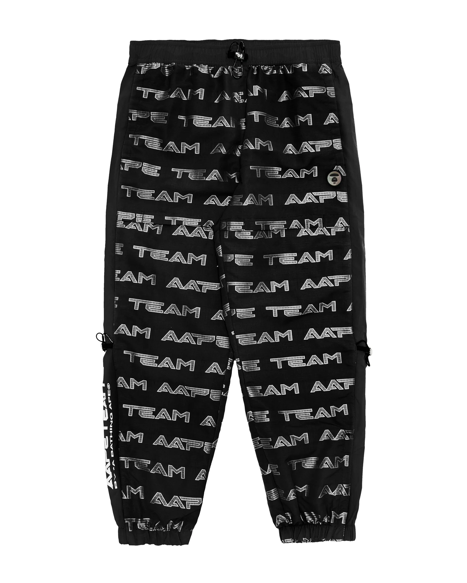 Moonface patch monogram track pants