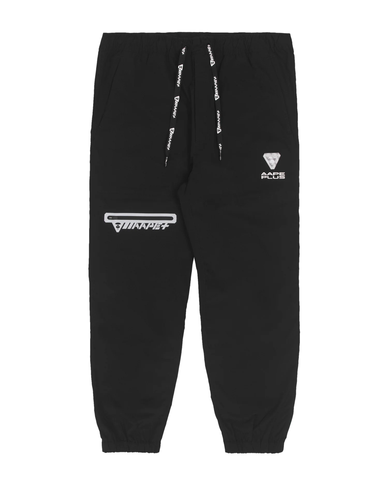 Moonface graphic drawstring track pants