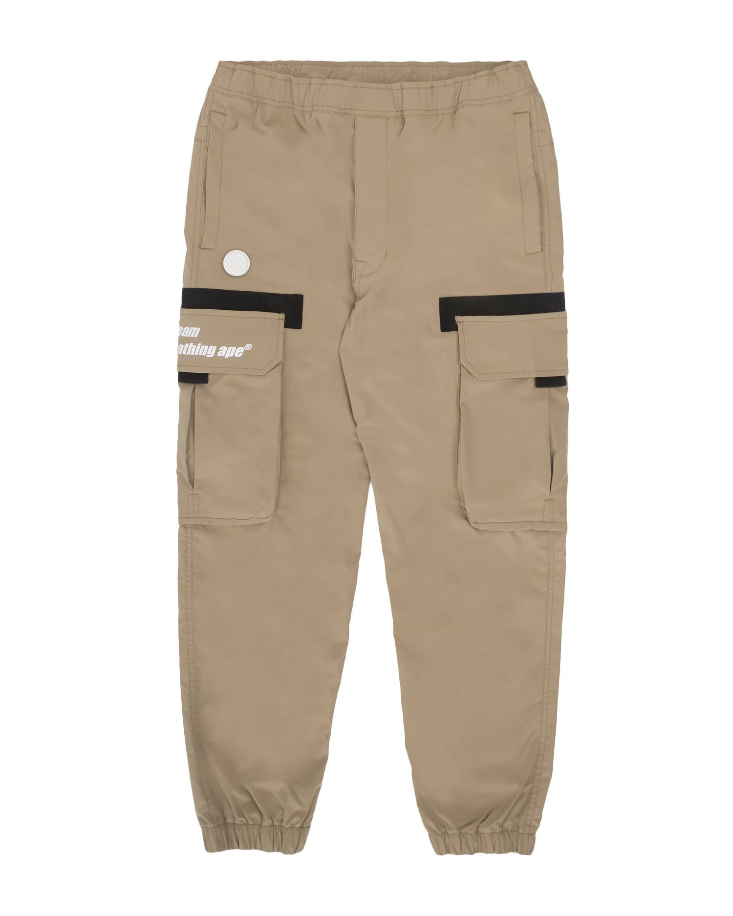 Moonface patch cargo track pants