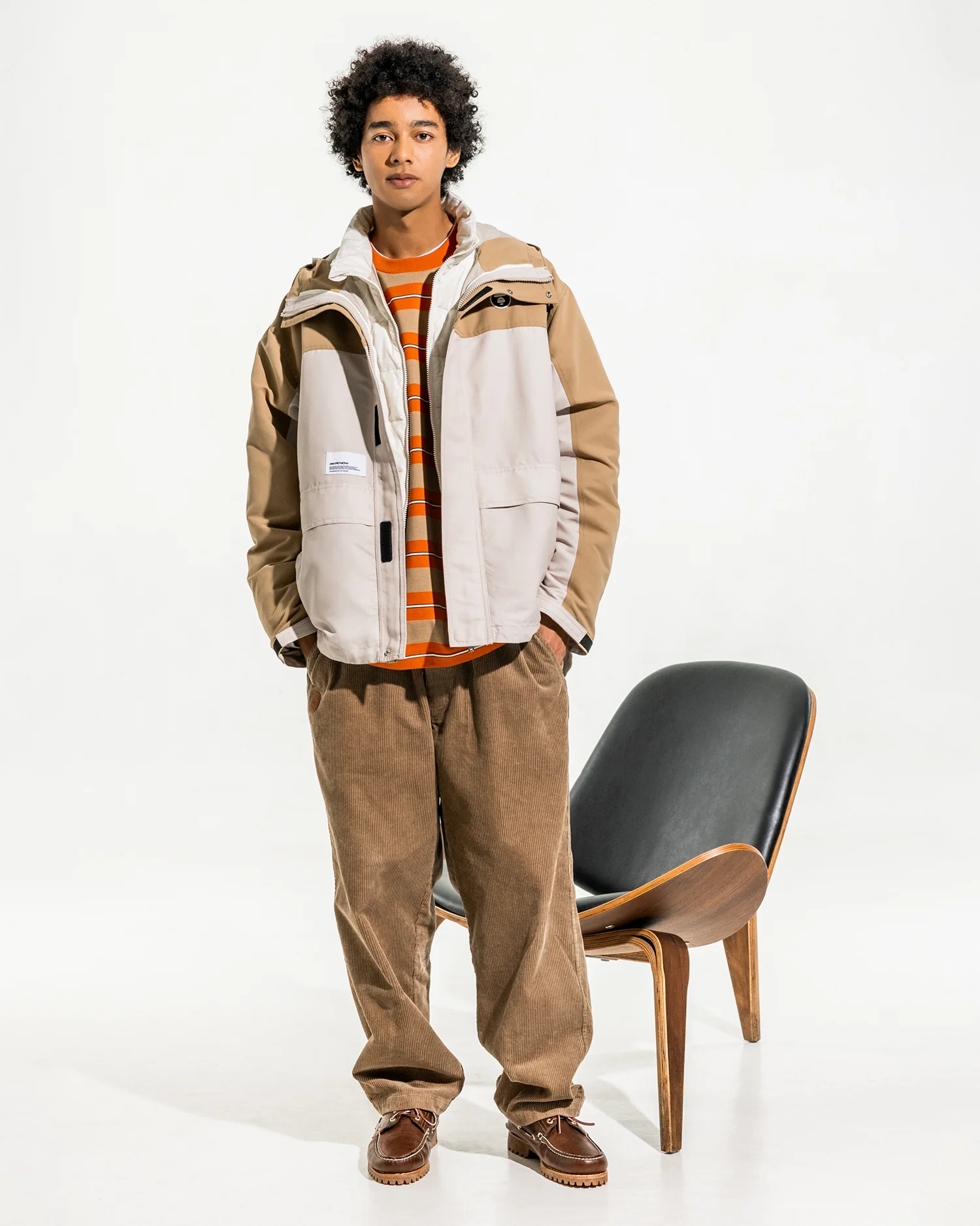 AAPENOW moonface corduroy pants - Image 2