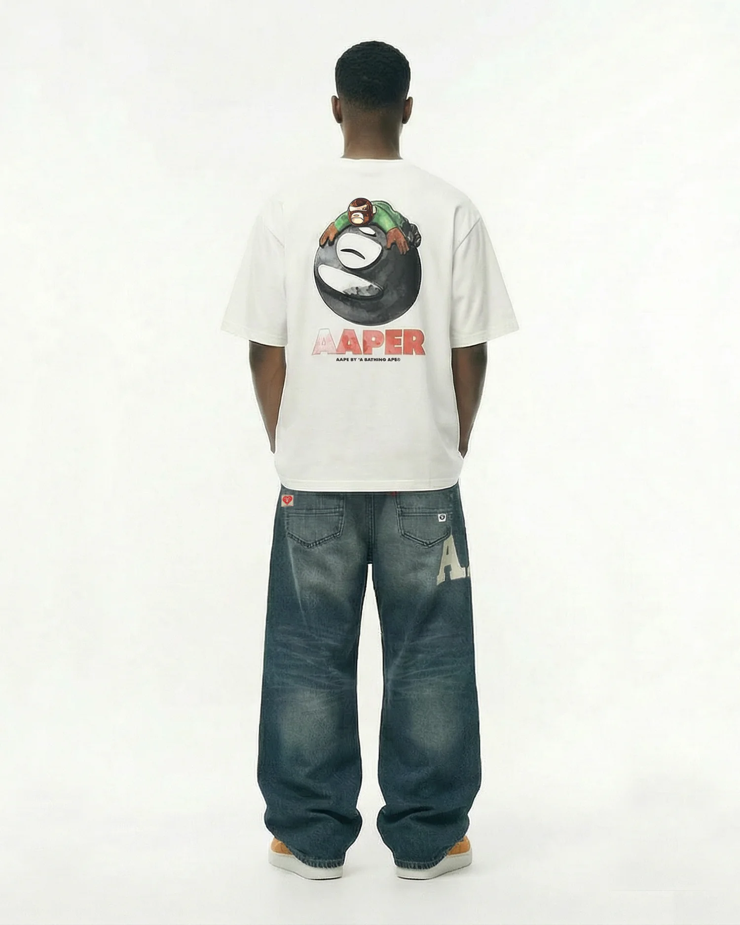 AAPESPORT logo jeans - Image 10