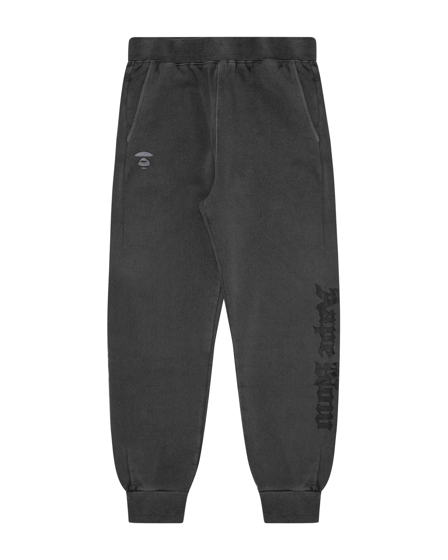Moonface embroidered fleece sweatpants