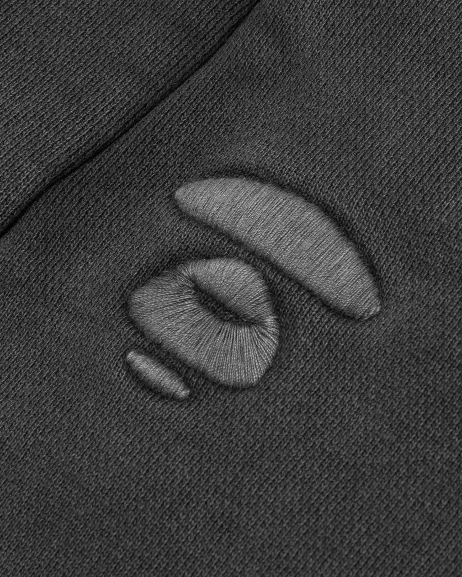 Moonface embroidered fleece sweatpants - Image 4