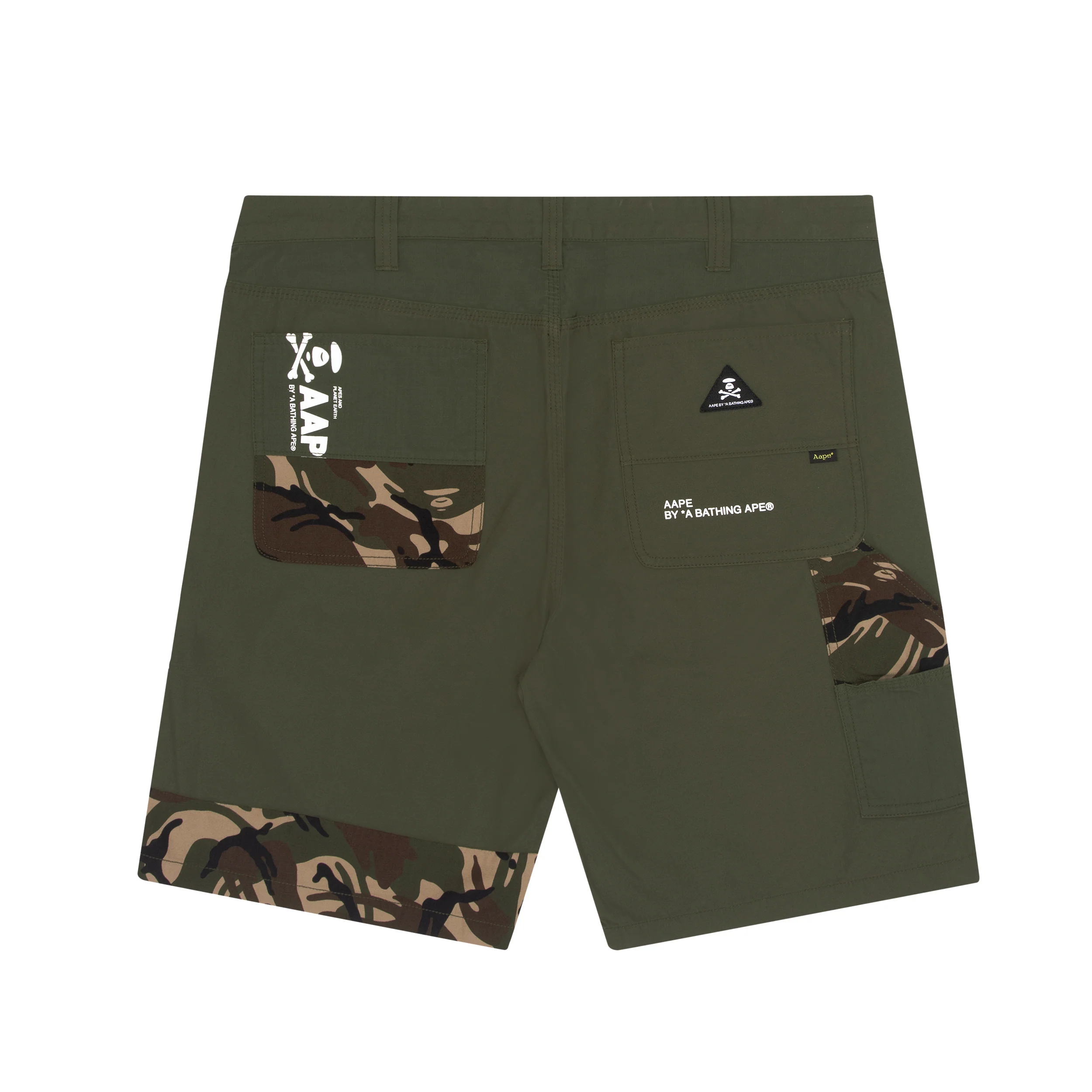 Panelled woven cargo shorts - Image 7