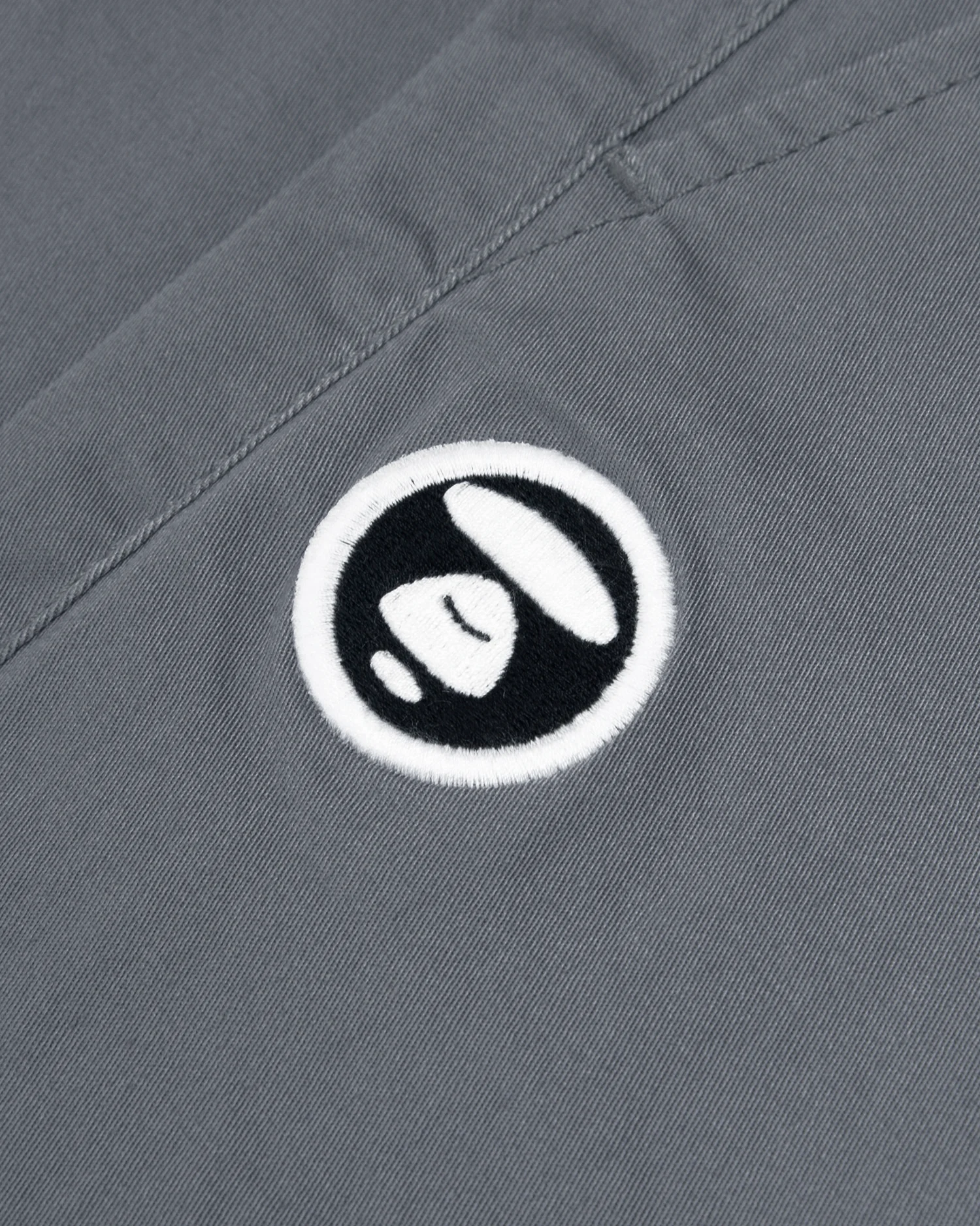 Moonface embroidered twill shorts - Image 13