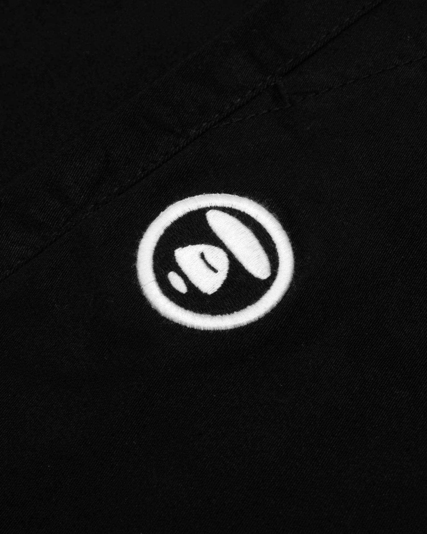 Moonface embroidered twill shorts - Image 8