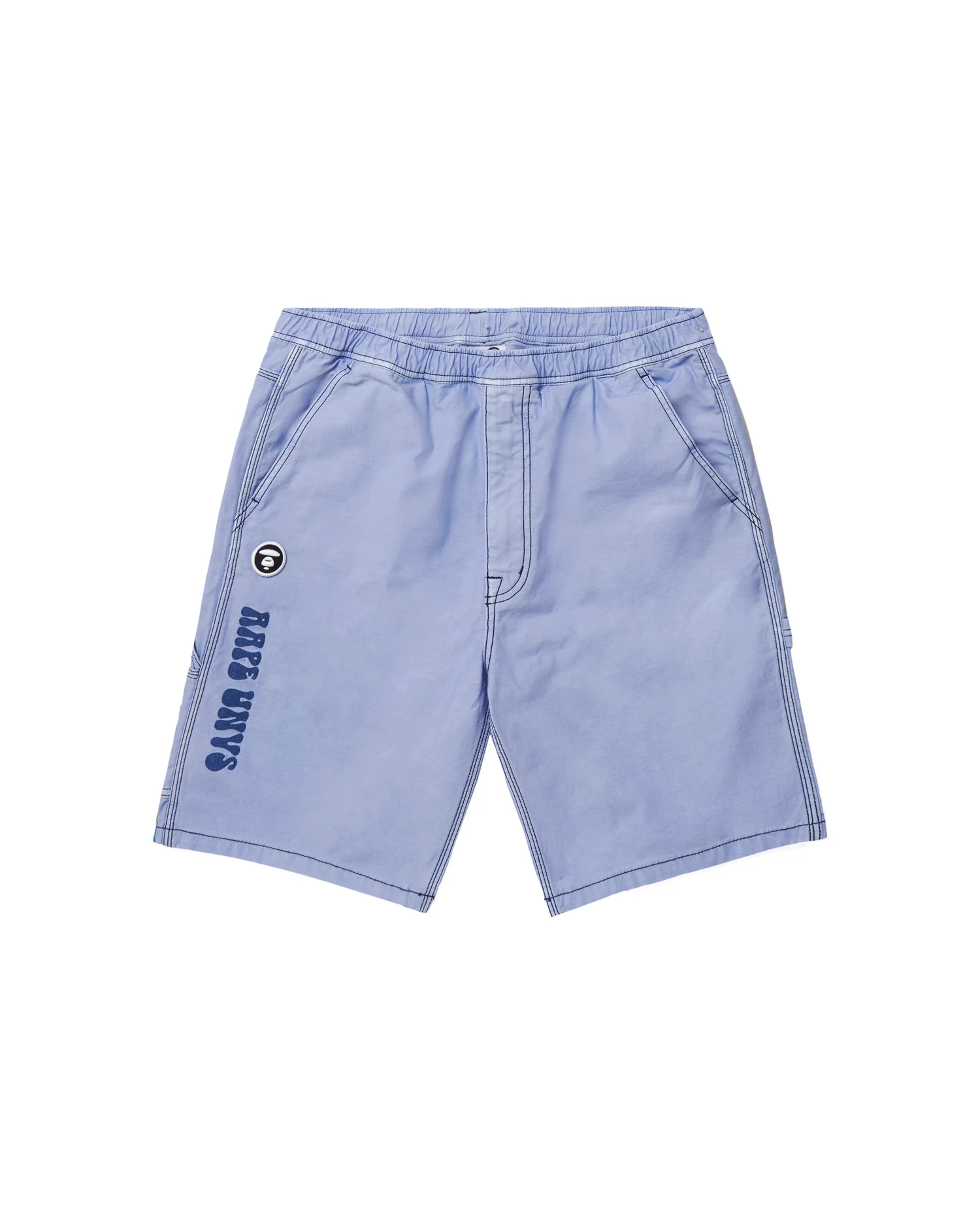 Moonface embroidered carpenter shorts - Image 6