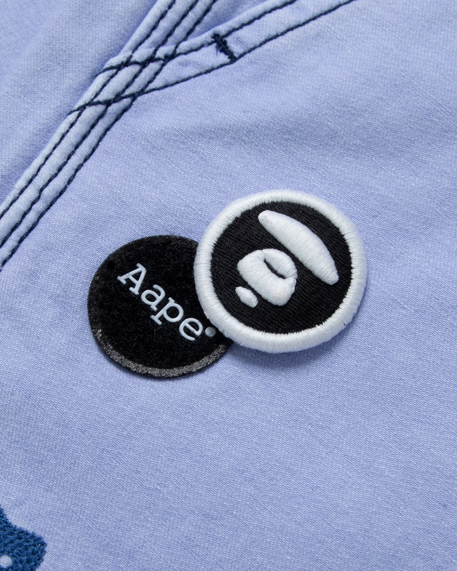 Moonface embroidered carpenter shorts - Image 8