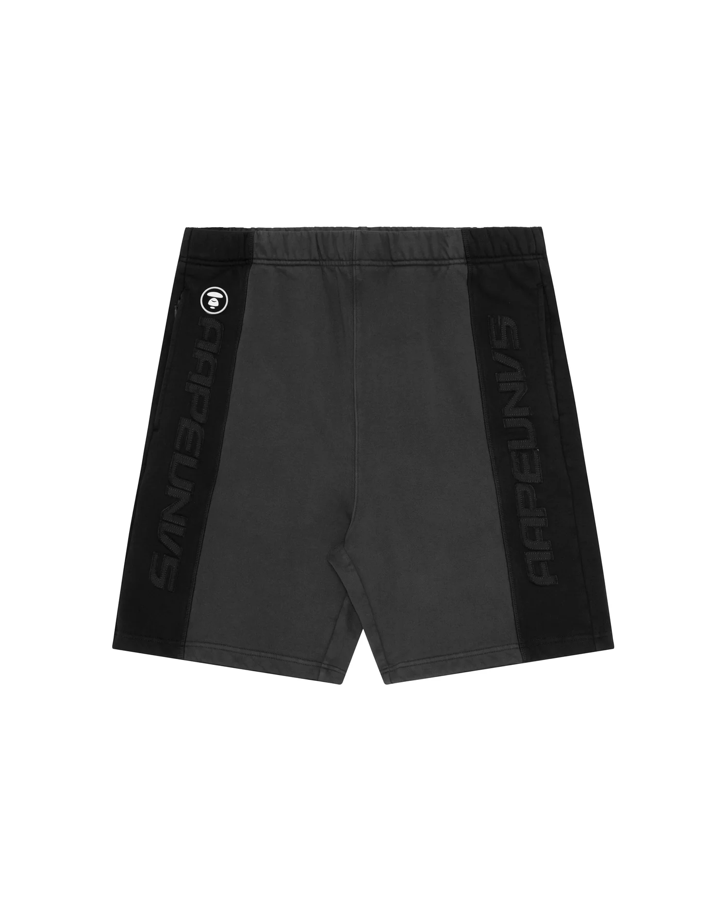Moonface embroidered sweat shorts
