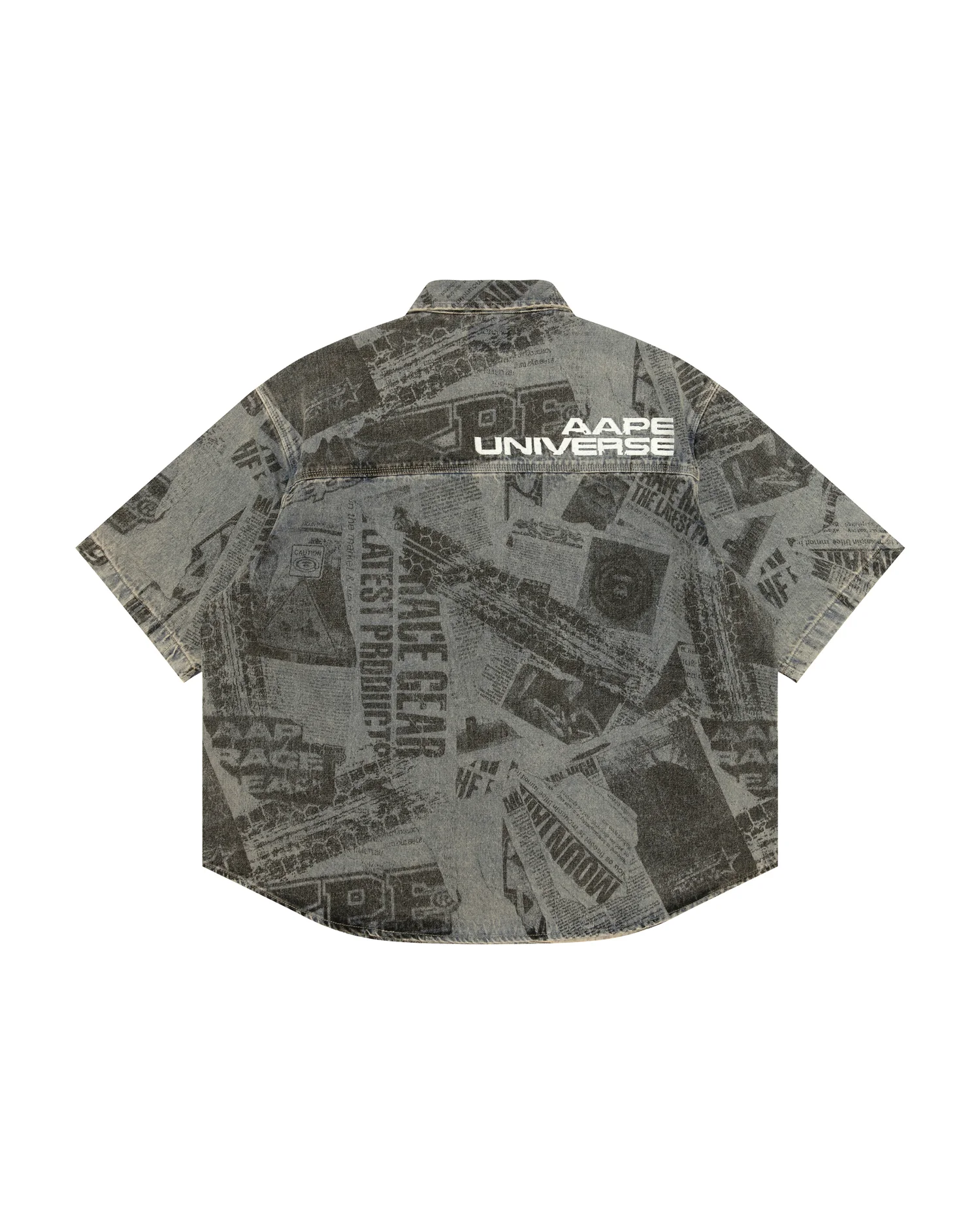 AAPEUNVS moonface graphic short sleeve shirt - Image 2