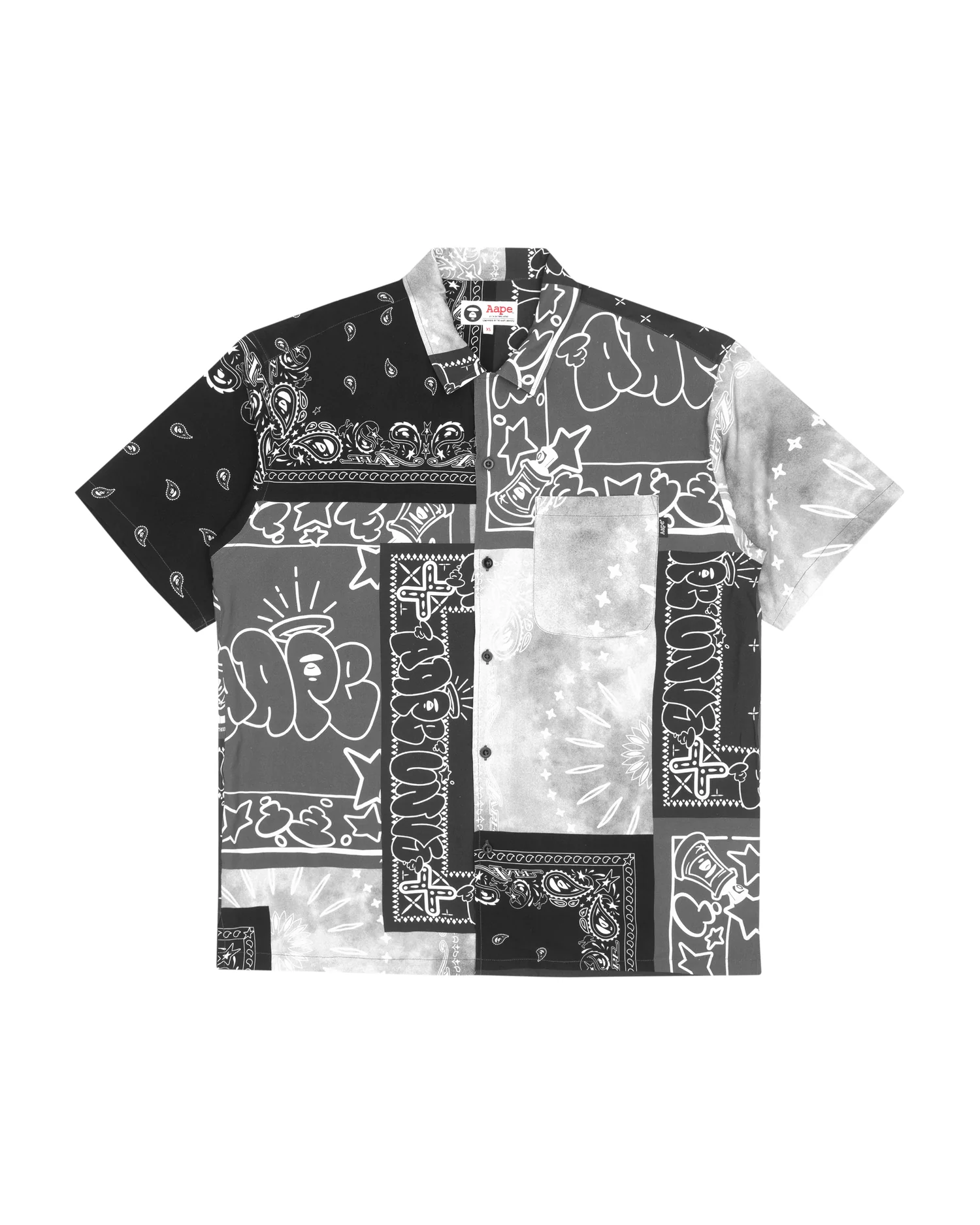 Moonface bandana short sleeve shirt
