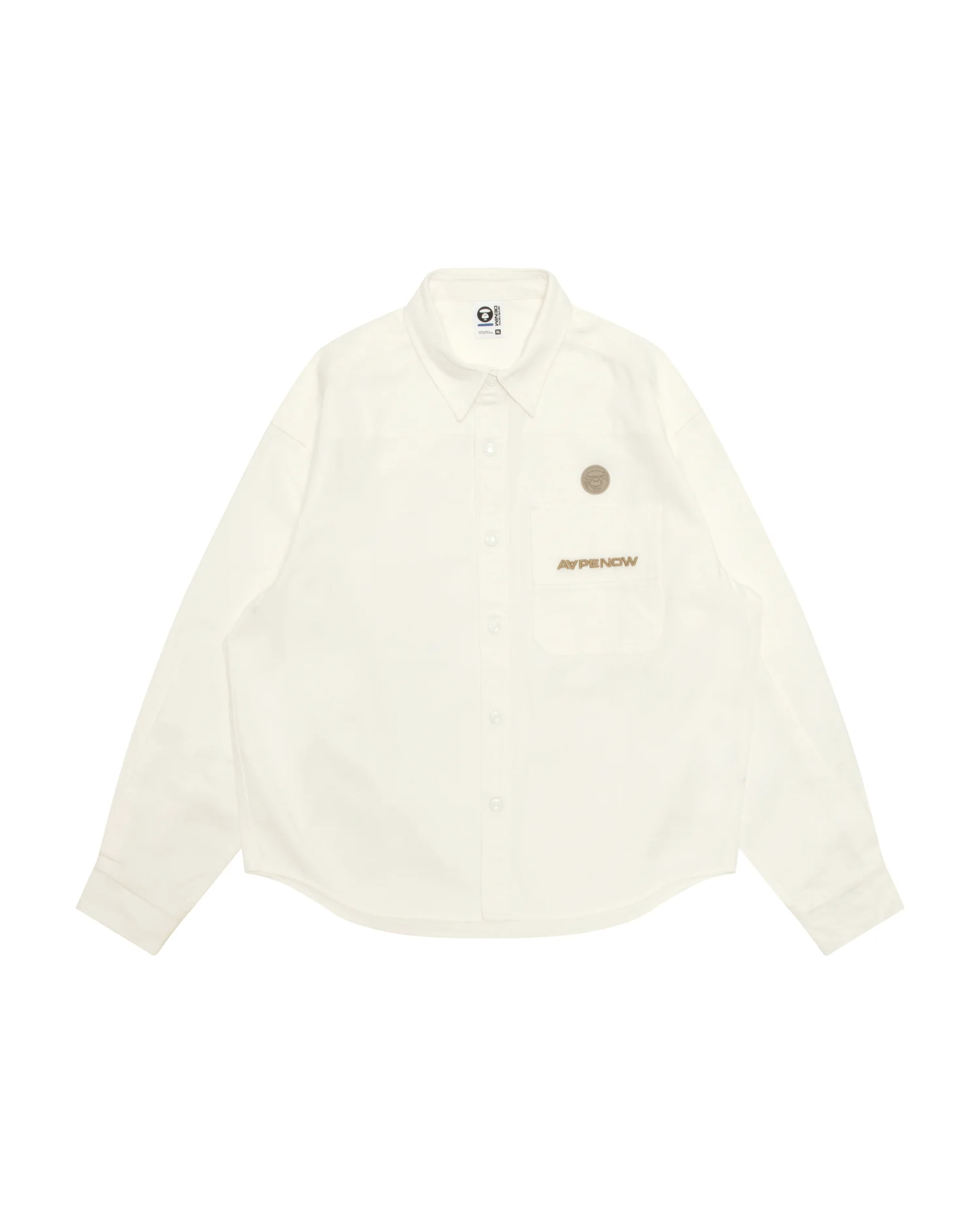 AAPENOW moonface long sleeve shirt