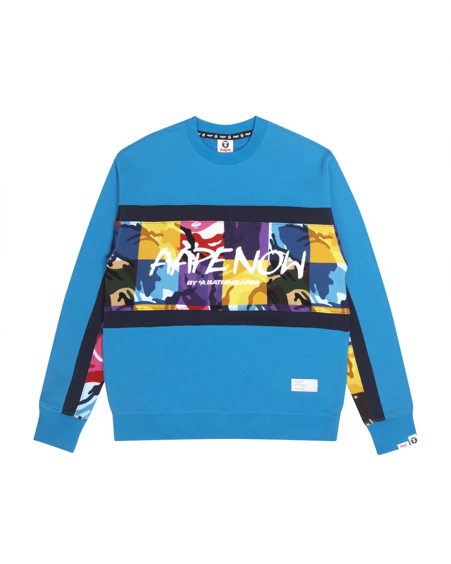 Logo camo print sweatshirt