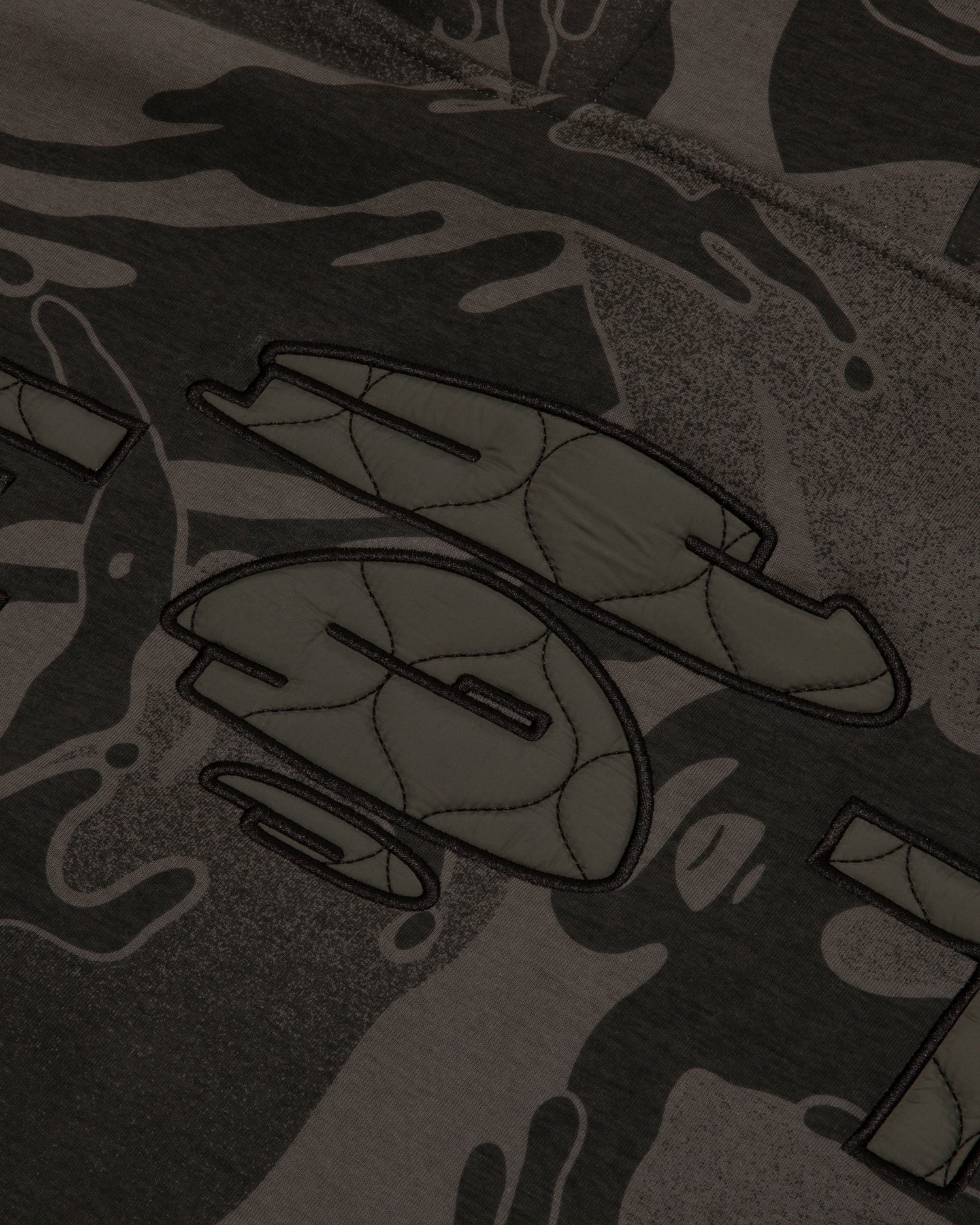 Moonface camo zip-up fleece hoodie - Image 3