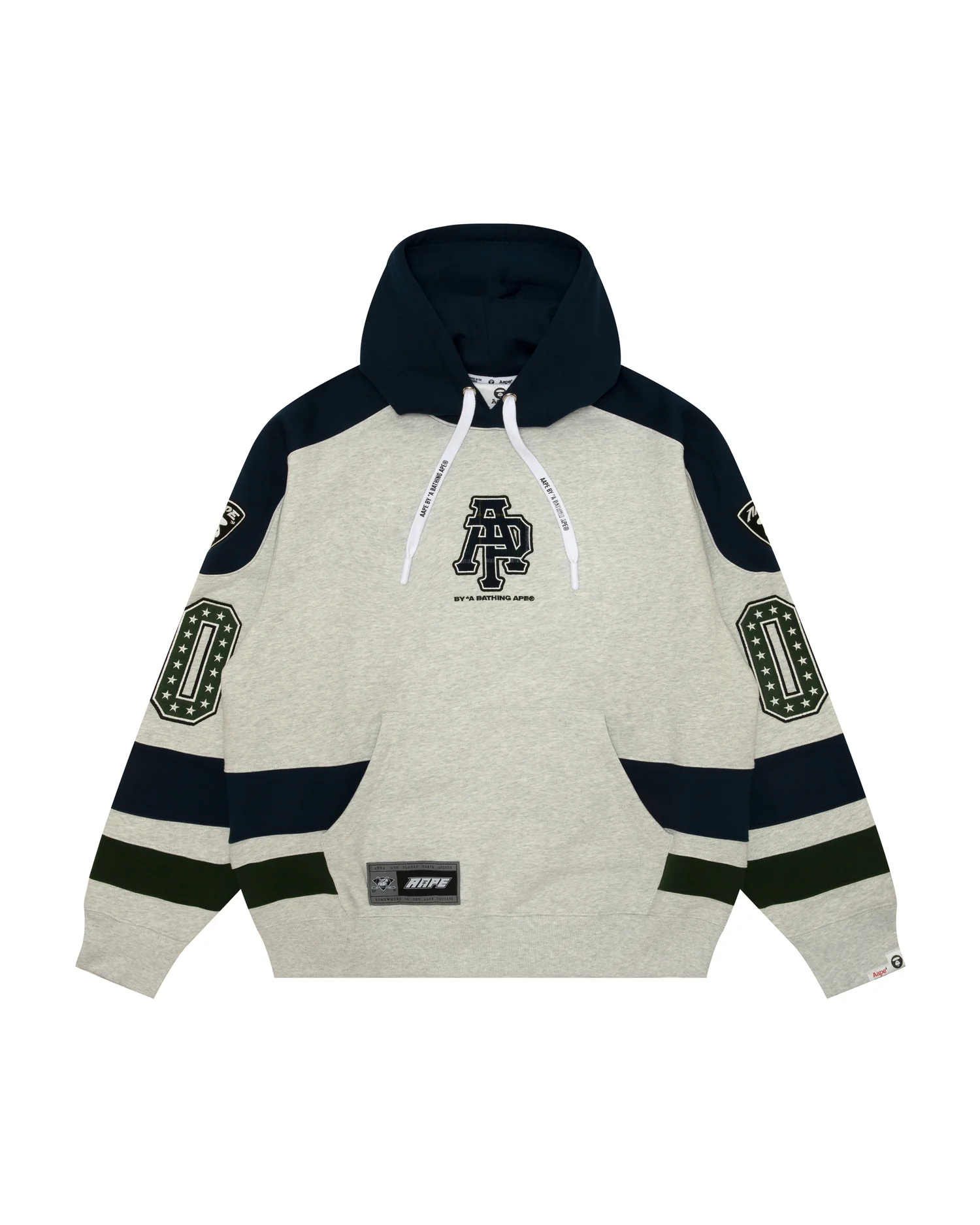 Logo stripe hoodie